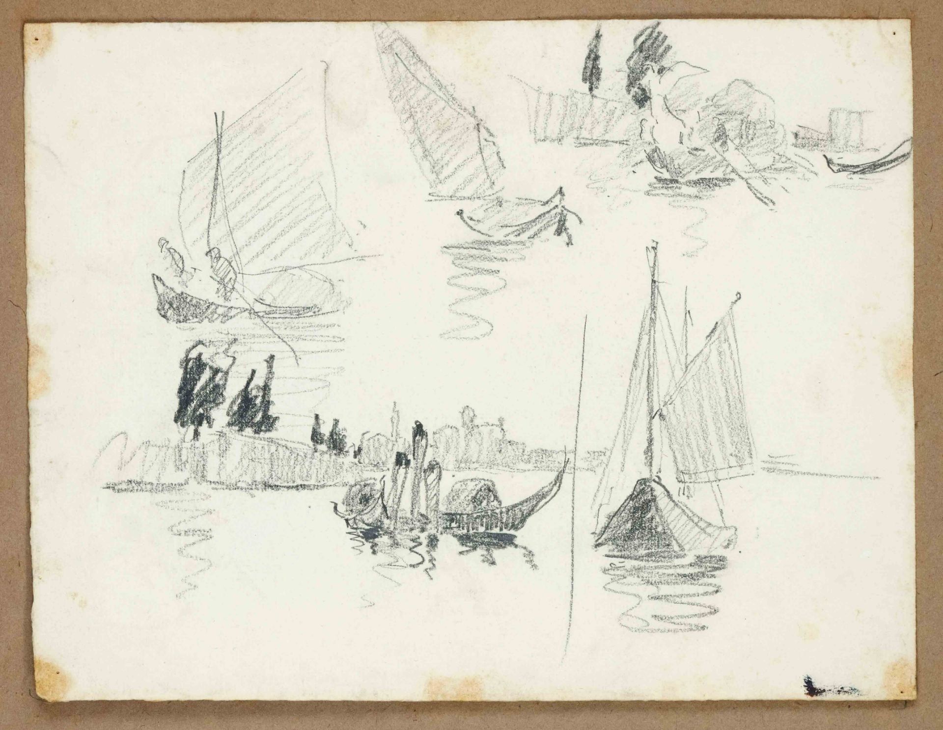 Hans Seydel (1866-1916), 10 drawings by the German architectural and landscape painter from Karschau - Image 2 of 3