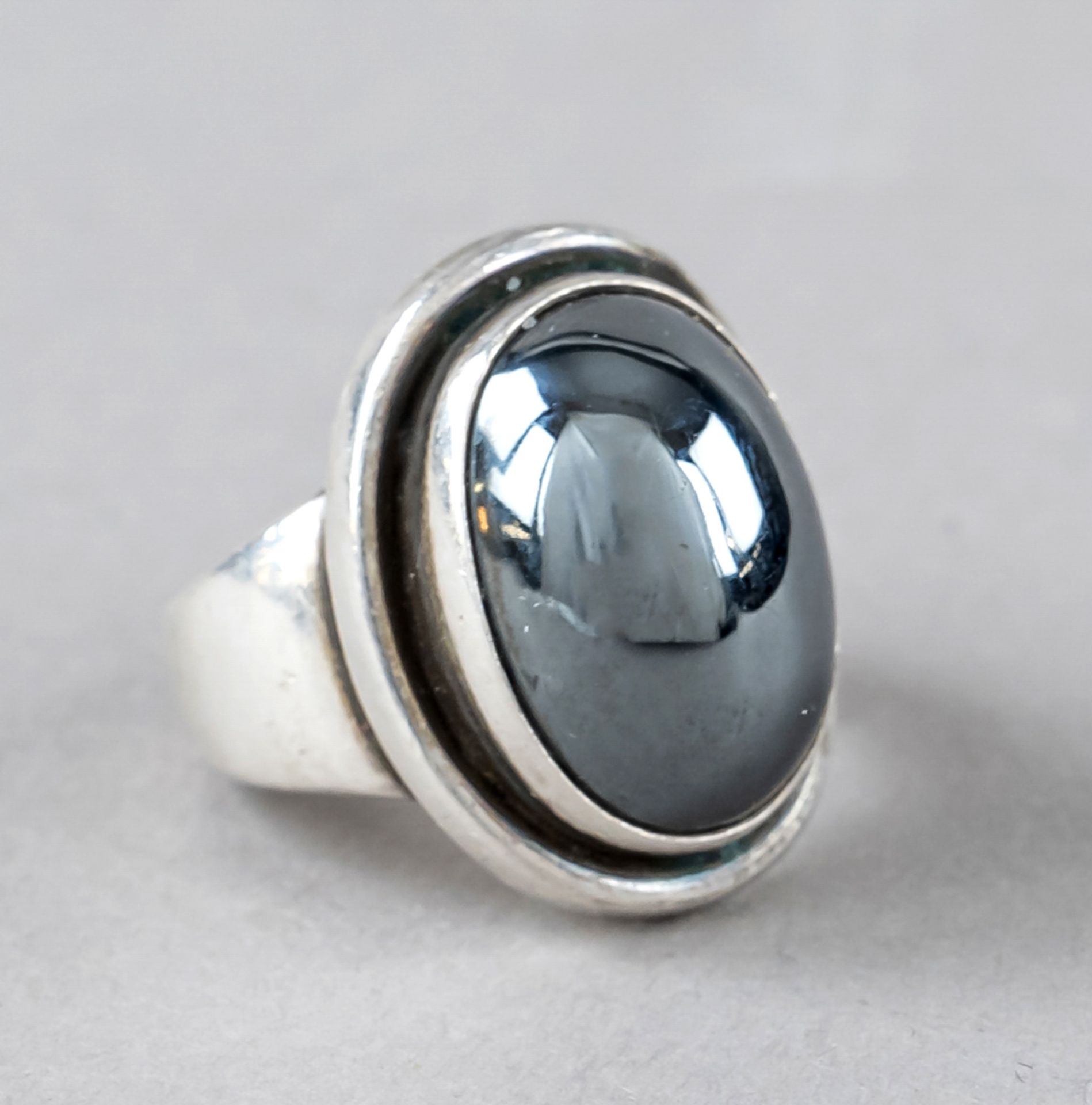 Ladies ring, Denmark, mark after 1945, master mark Georg Jensen, Copenhagen, sterling silver 925/000