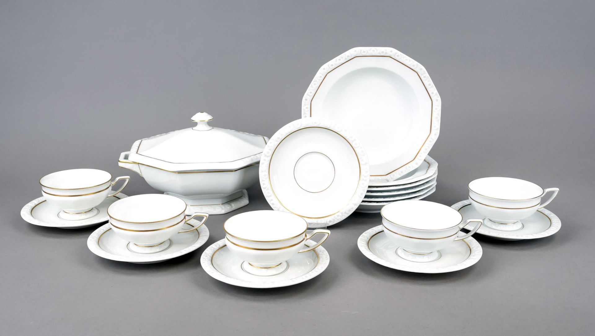 Maria Weiss set, 18 pieces, Rosenthal, mark after 1957, form Maria Weiss, design Philipp