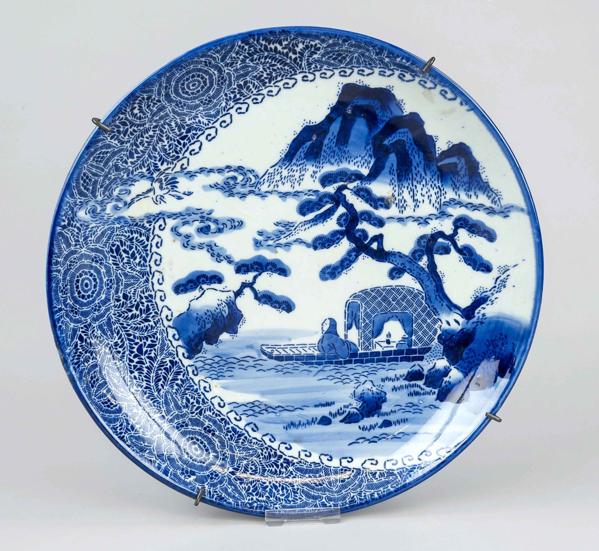 Teller Blaudruck, Japan, Arita