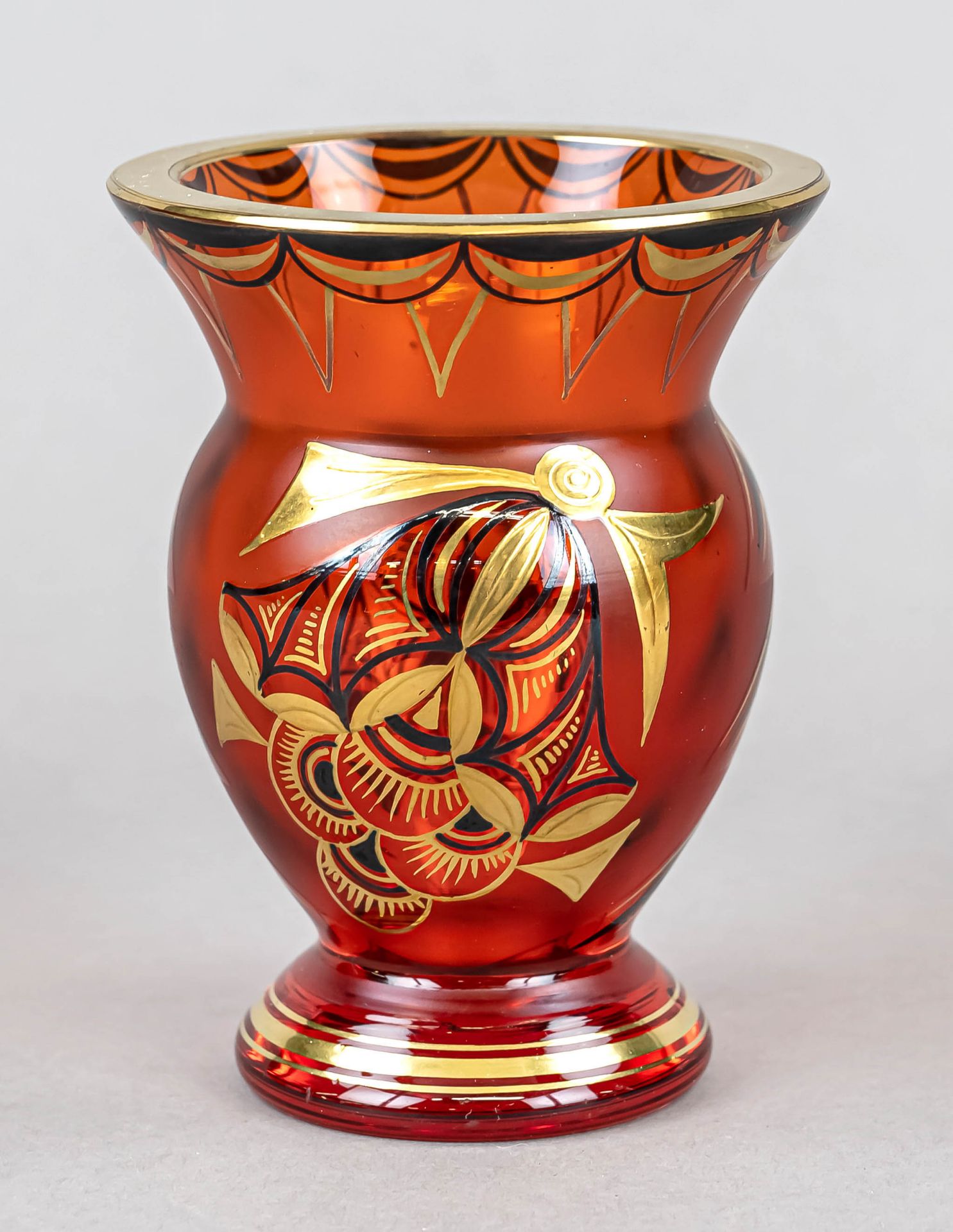 Art-Déco Vase, um 1920/30, run