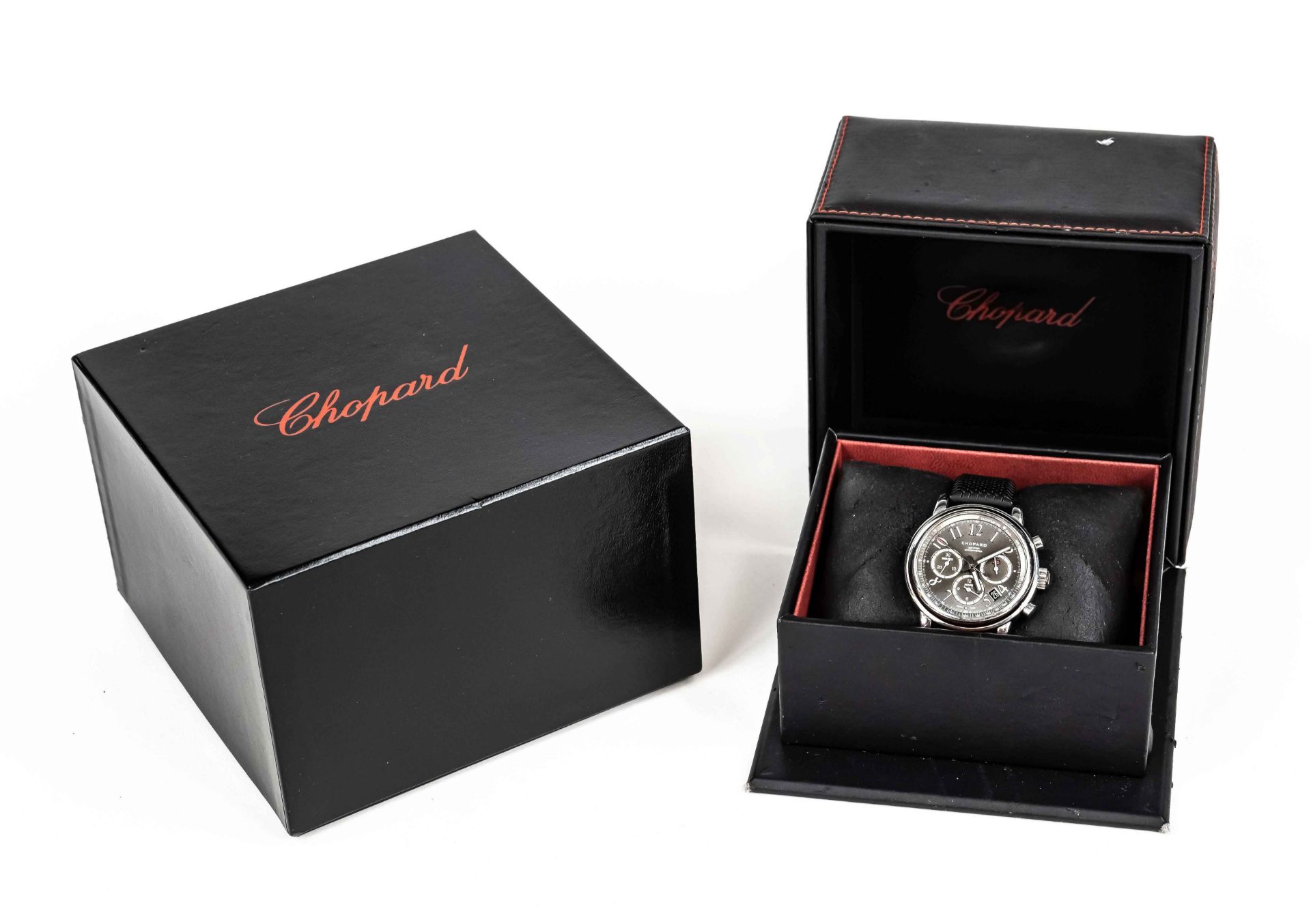 Chopard 1000 Miglia, men's chronograph, automatic, chronometer, ref. 8511, steel case, grey dial - Image 3 of 3