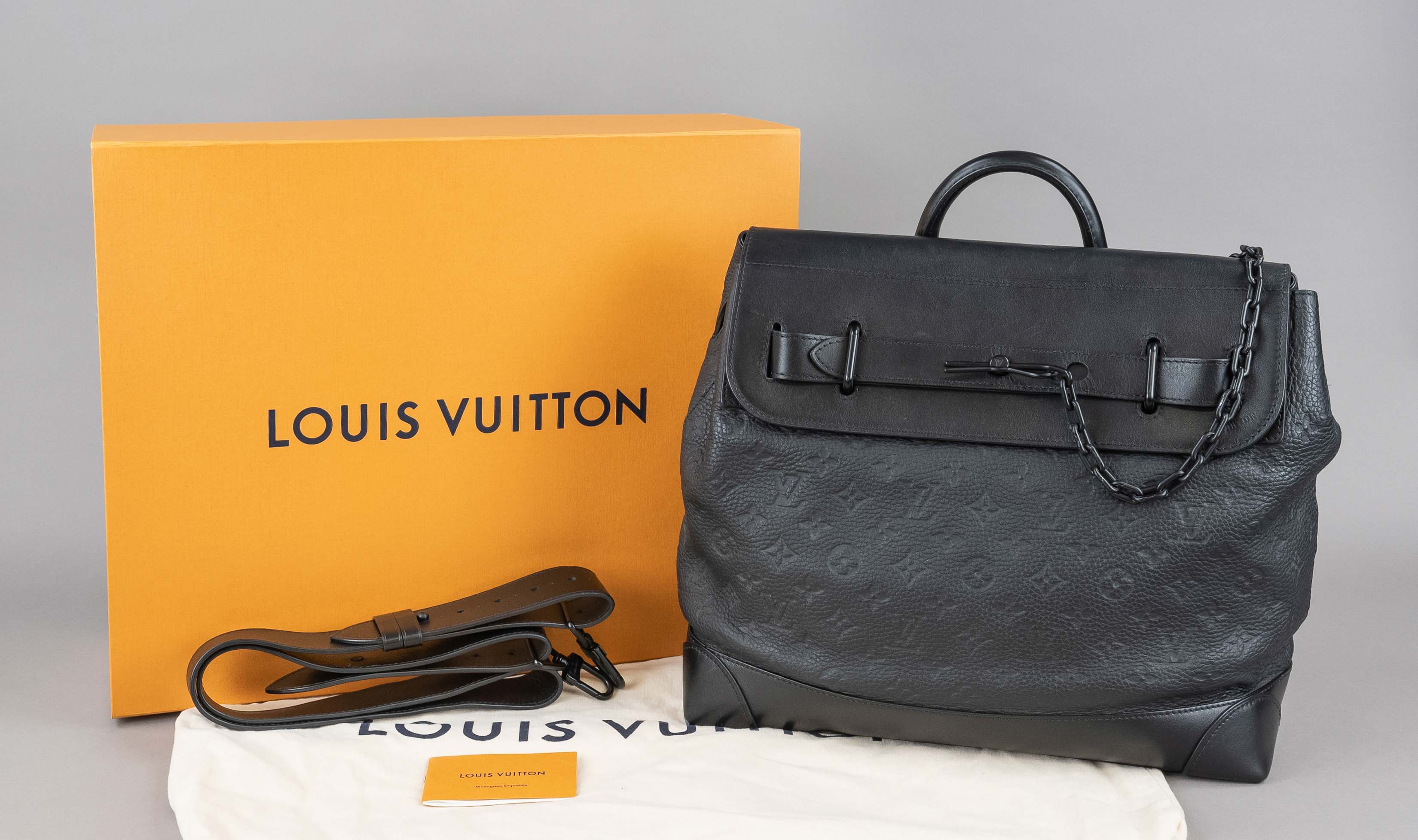 Louis Vuitton, Steamer Monogram Empreinte PM Taurillon