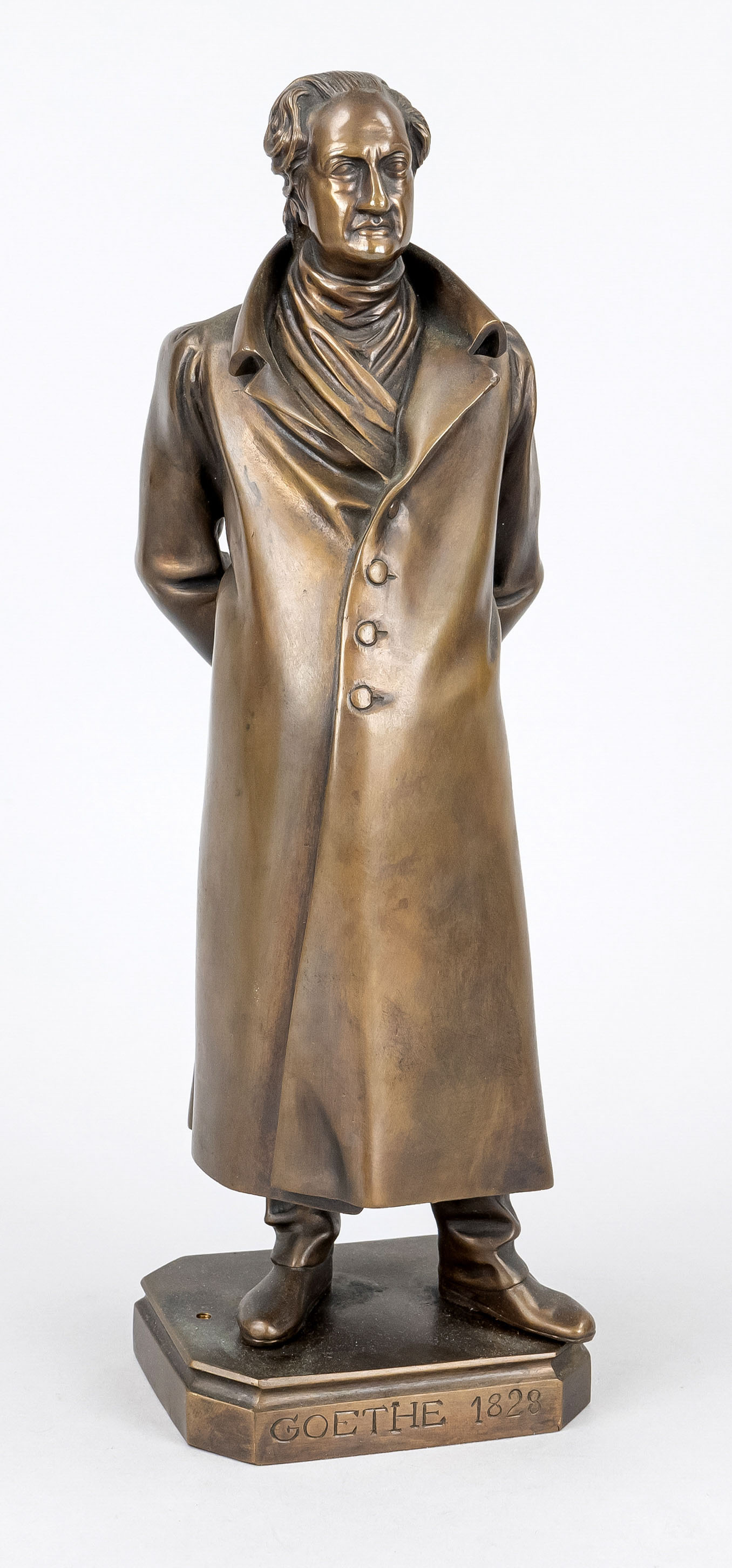 Christian Daniel Rauch (1777-1857), after, Johann Wolfgang von Goethe, statue after the original ''