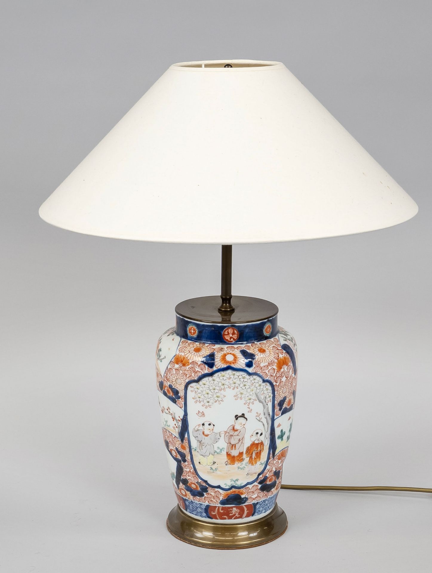 Imari-Lampe, Japan, Meiji-Peri