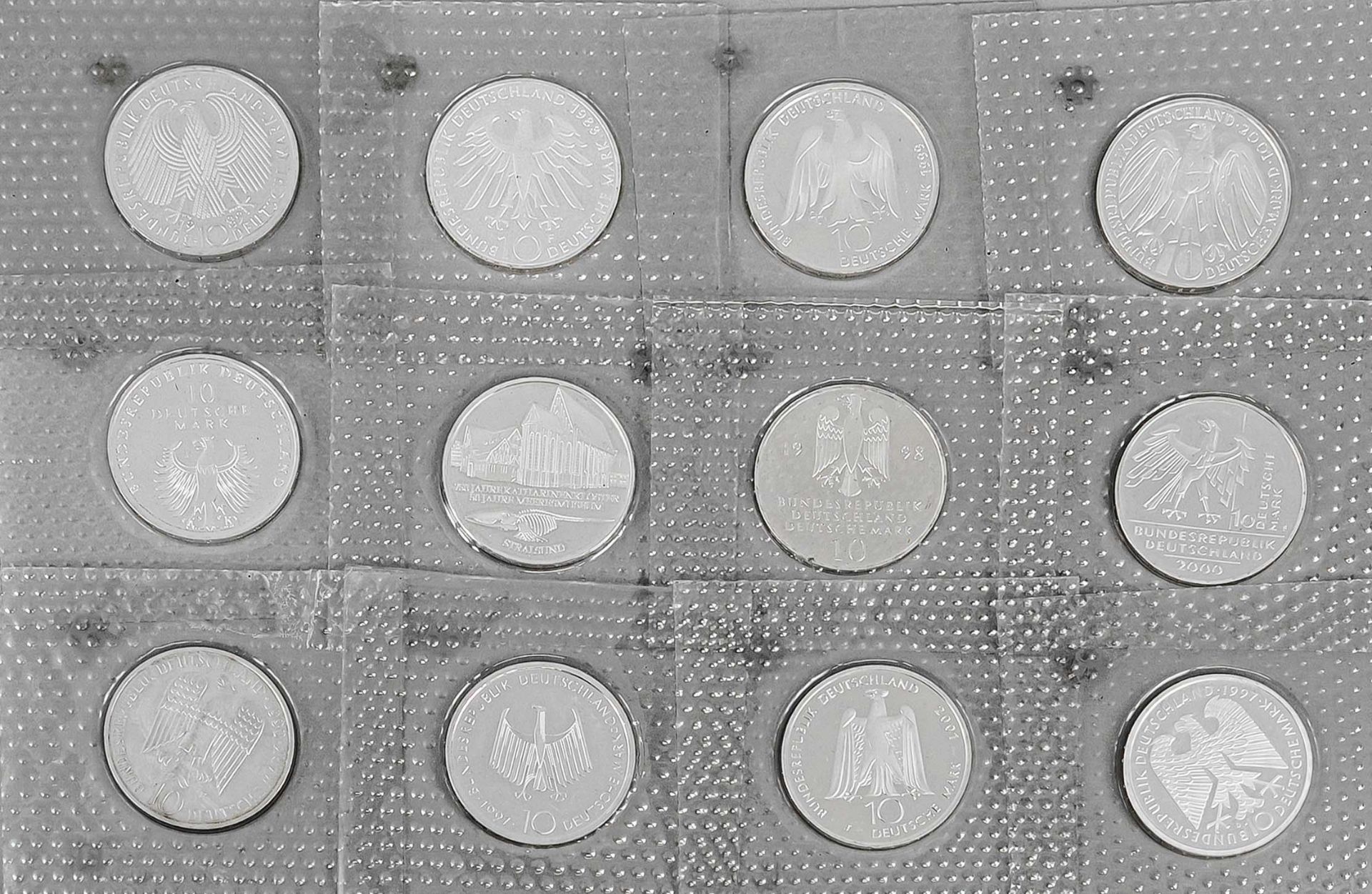 12 x 10 DM Gedenkmünzen Bundes - Bild 2 aus 2