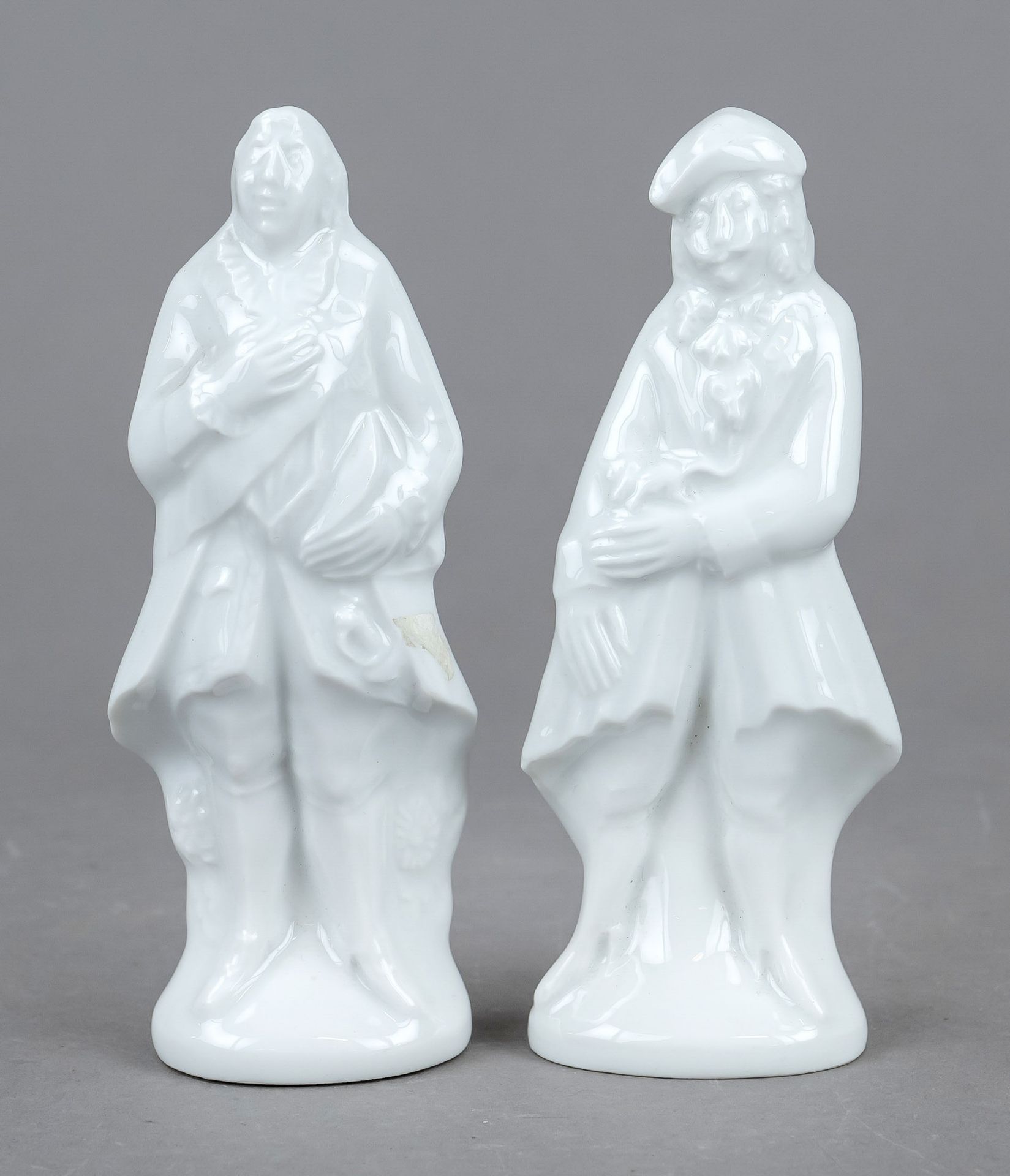 Two figures, Meissen, 21st century, 1st choice, design by Peter Strang in 2012, August der Starke,