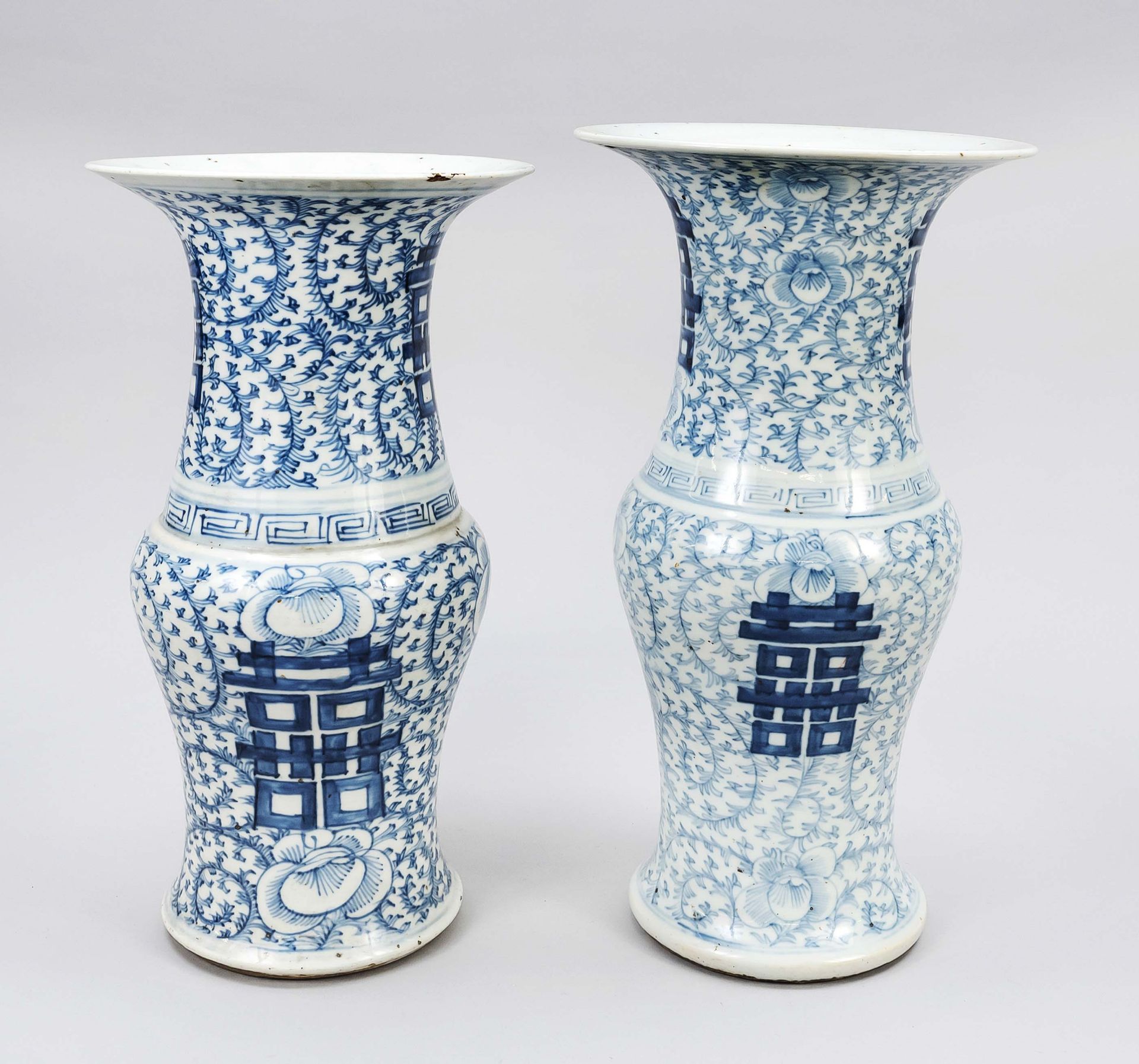Paar Gu-Vasen, China, Ming-Dyn