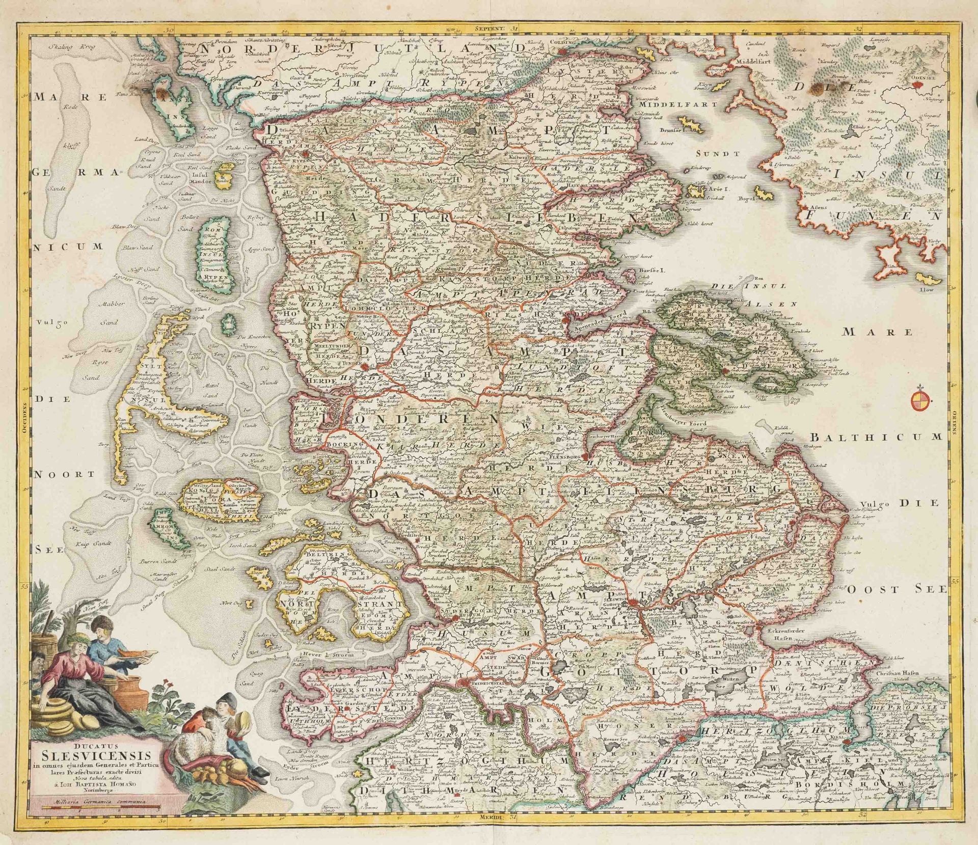 Historische Karte von Schleswi