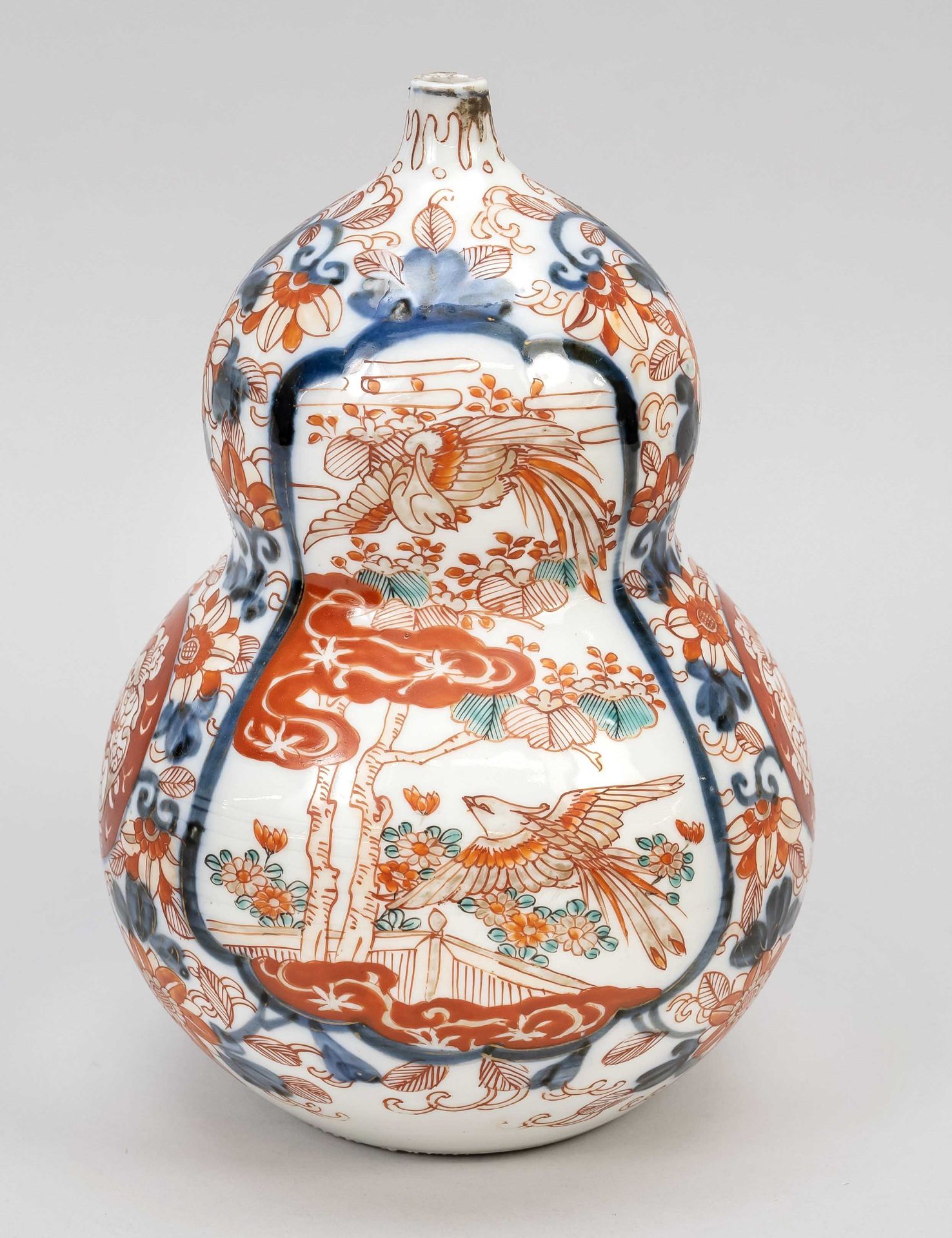 Imari vase double gourd(jap. hyoutan), Japan, Arita, Edo period(1603-1868), c.1800, porcelain,