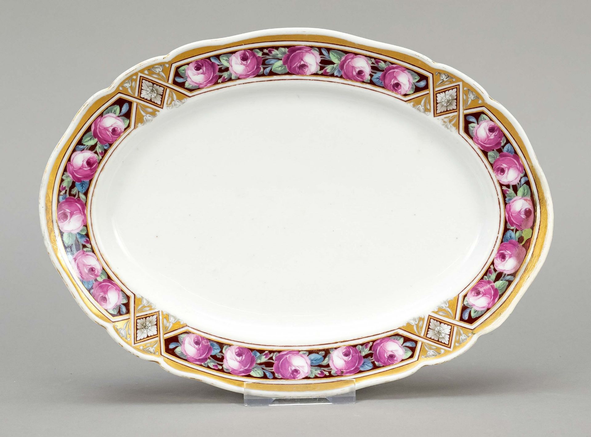 Oval bowl, 18th century, from the dowry service of Grand Duchess Maria Pavlovna, Imperial