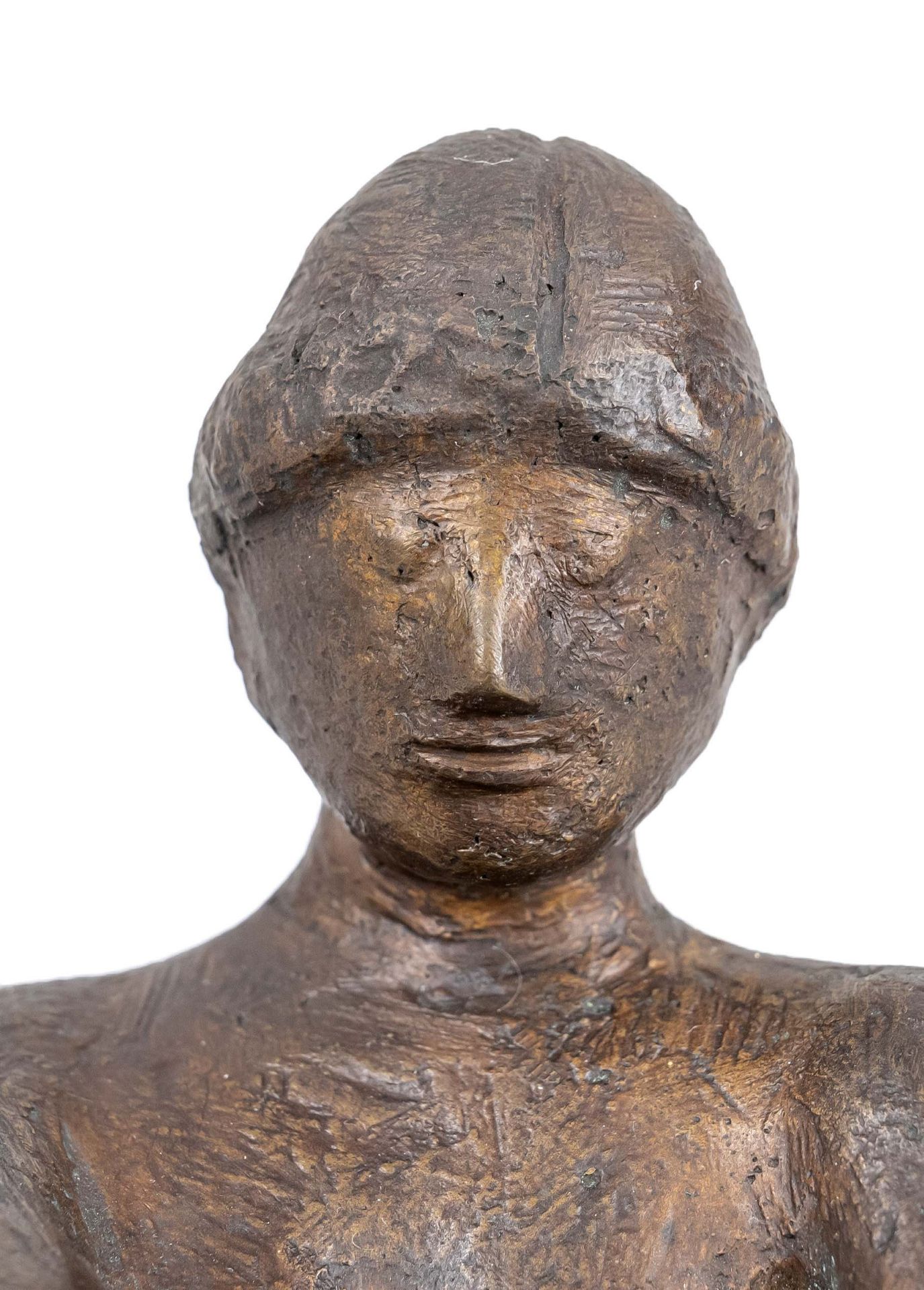 Marcks, Gerhard. 1889 Berlin - 1981 Burgbrohl. Wounded Amazon. 1970. bronze, brown patinated, on the - Image 3 of 3