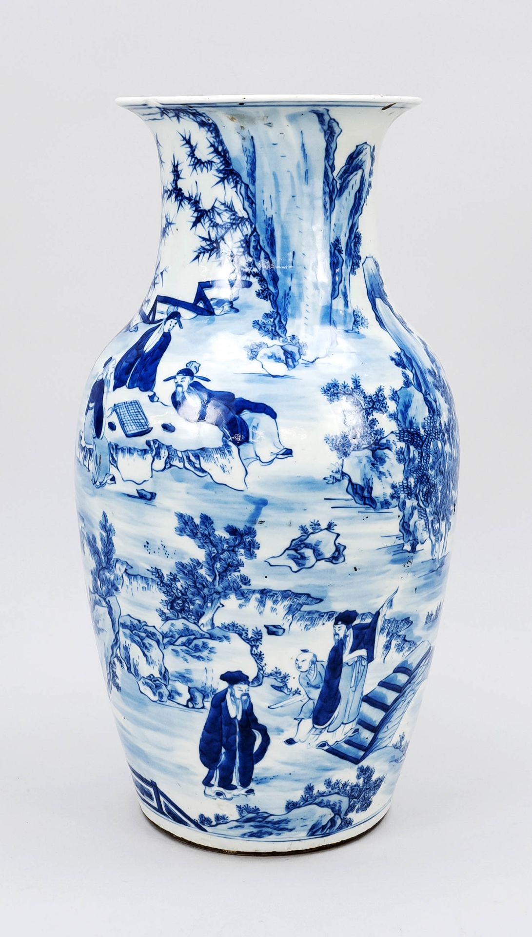 Large vase, China, Qing dynasty(1644-1911), Kangxi period(1662-1722), porcelain with extremely