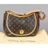 Louis Vuitton, Monogram Canvas Tulum Shoulder Bag, rubberized cotton canvas in classic logo print