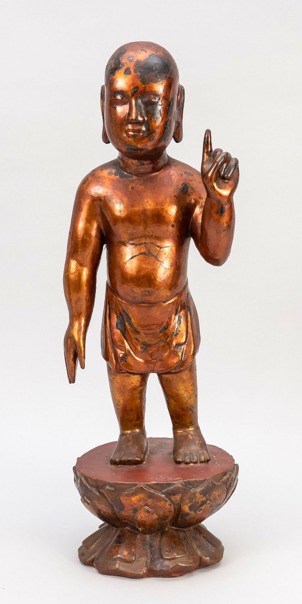 Skulptur Buddha als Kind, Chin