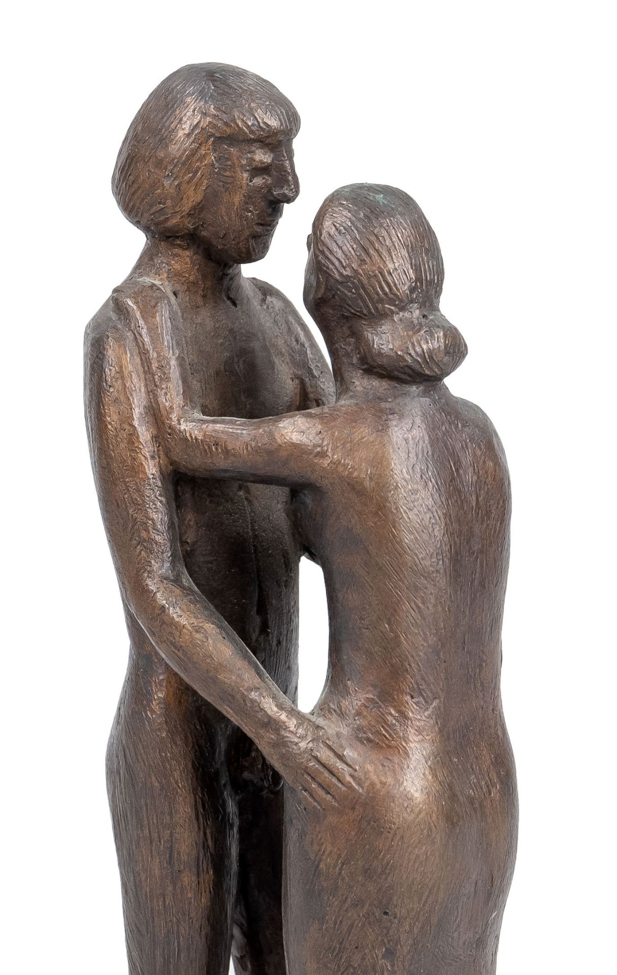 Marcks, Gerhard. 1889 Berlin - 1981 Burgbrohl. Small pair of lovers. 1979. Bronze, dark brown - Image 2 of 3