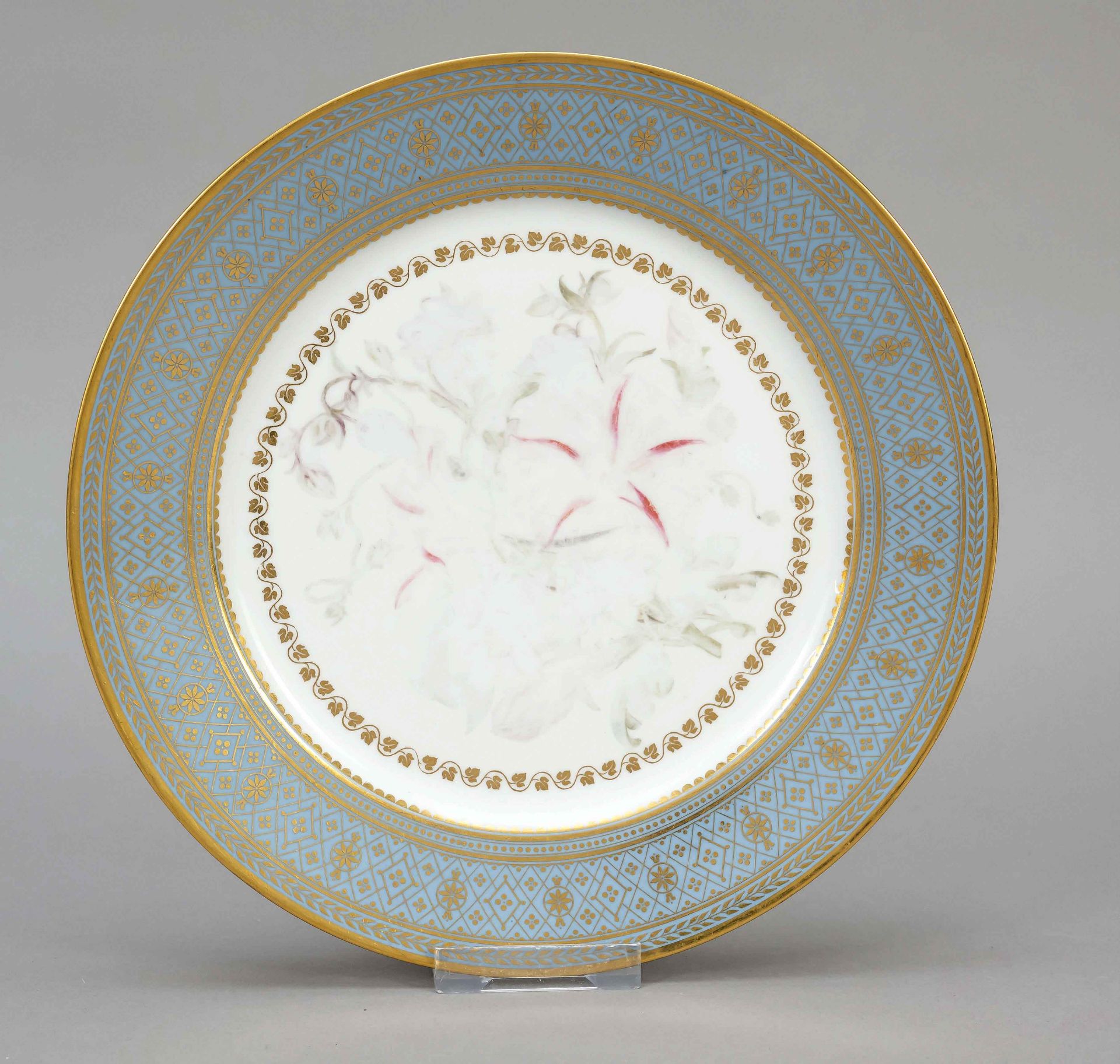 Flacher Teller, Sevres, Frankr