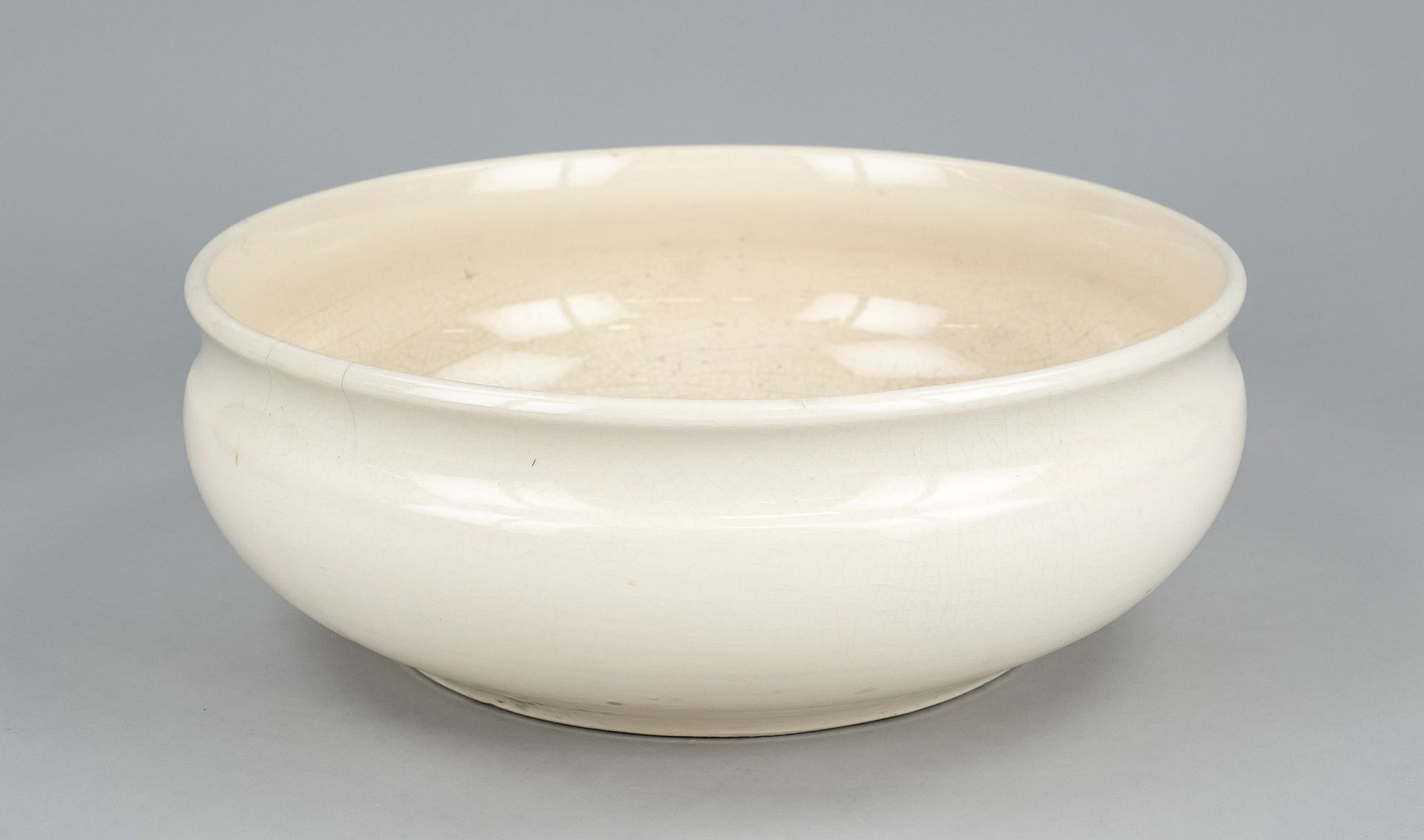 Large bowl with dingyao-like glaze, probably Qing dynasty(1644-1912) 18th century, wide porcelain