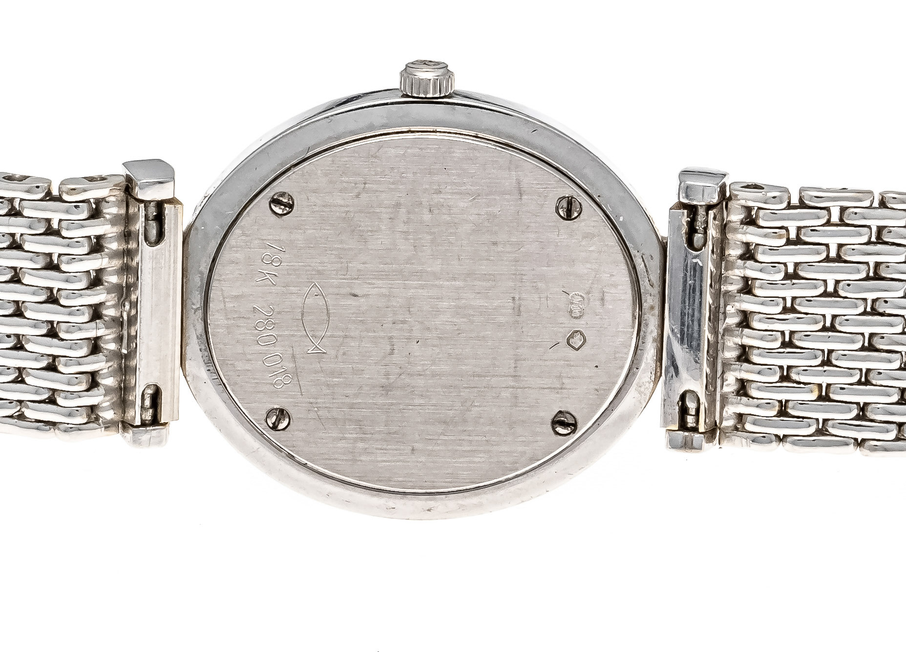 Carl F. Bucherer, ladies quartz watch, with diamond, 750/000 WG, circa 2000, ref. 280.018oval - Image 2 of 2