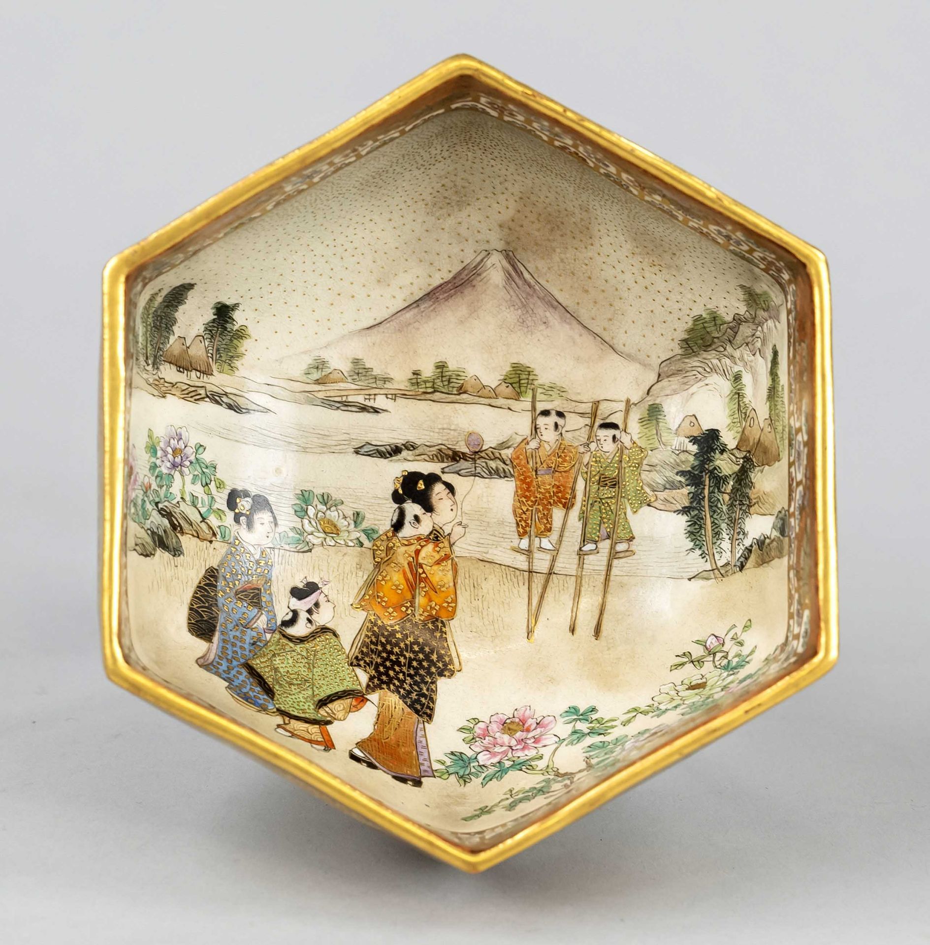 Satsuma-Chawan, Japan, Meiji-P - Bild 2 aus 3