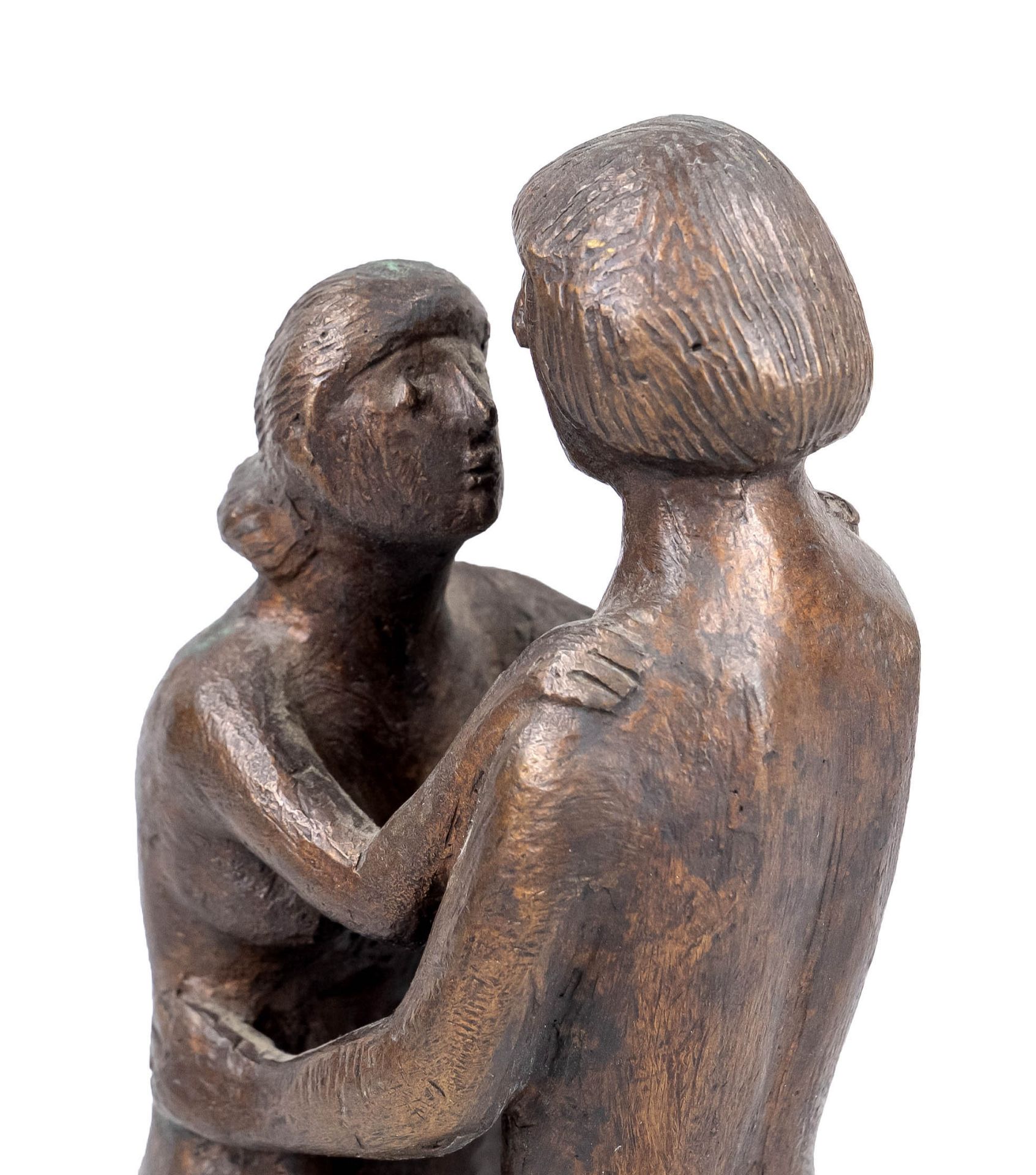 Marcks, Gerhard. 1889 Berlin - 1981 Burgbrohl. Small pair of lovers. 1979. Bronze, dark brown - Image 3 of 3