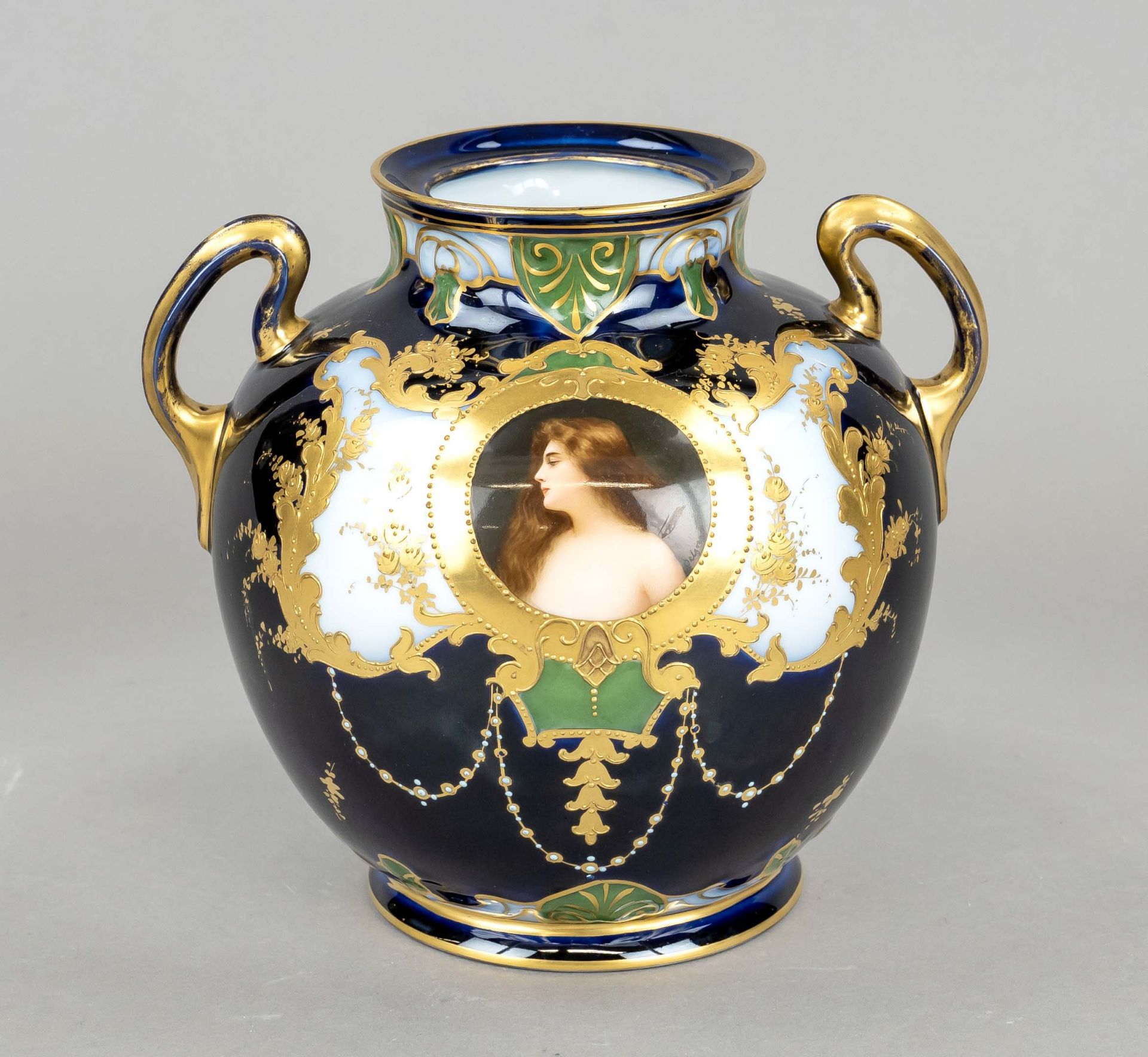 Jugendstil -Vase, Anf. 20. Jh.