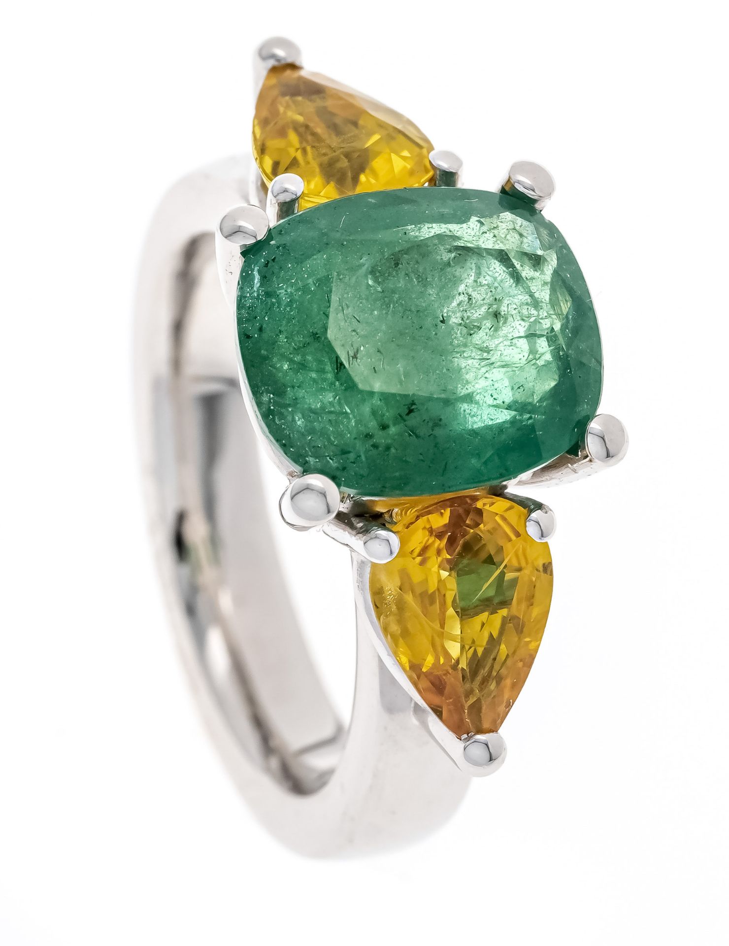 Smaragd-Saphir-Ring WG 750/000