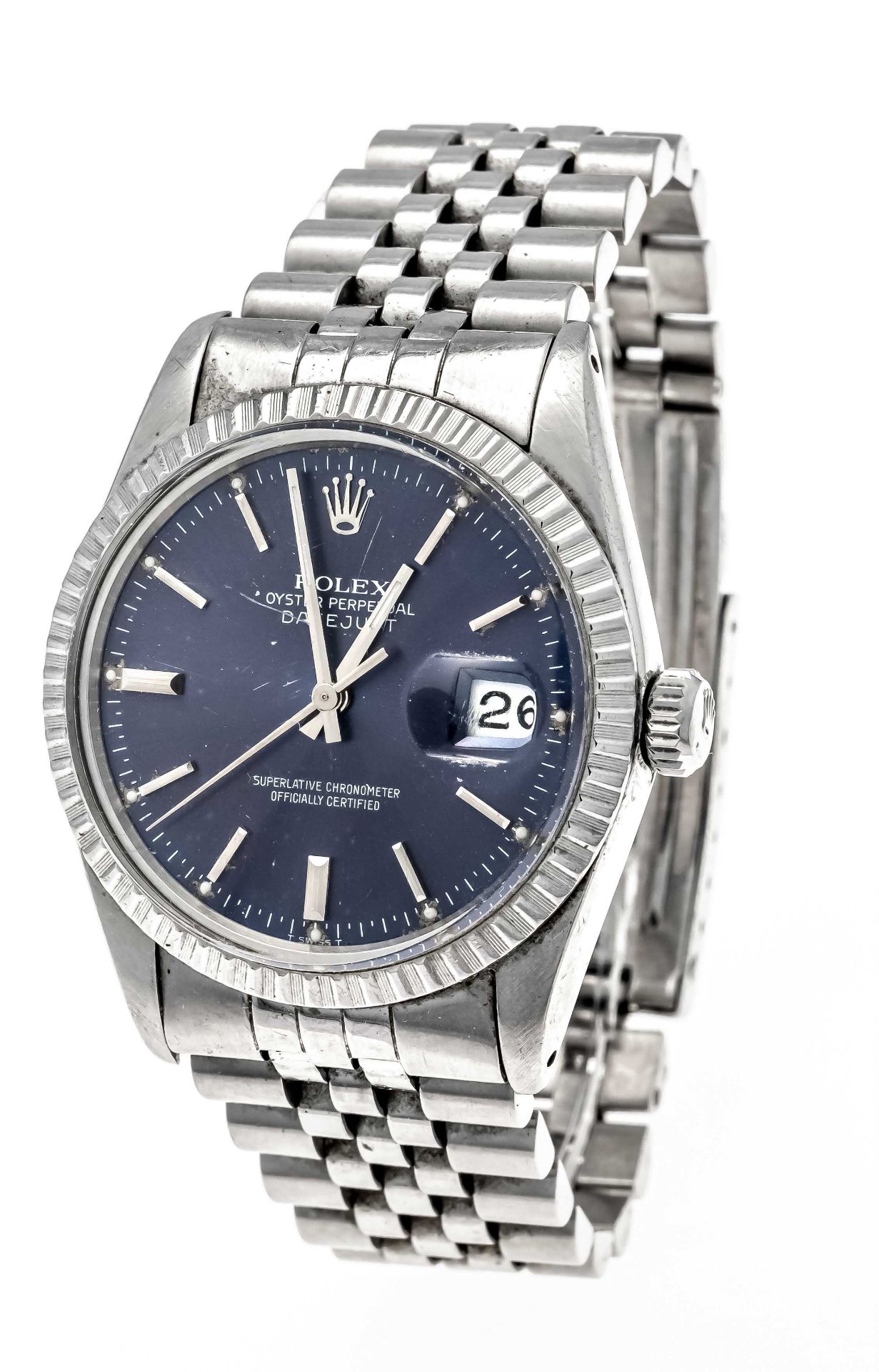 Rolex Datejust, Oyster Perpetual, Chronometer, Ref. 16030, circa 1980, steel case with Jubilee