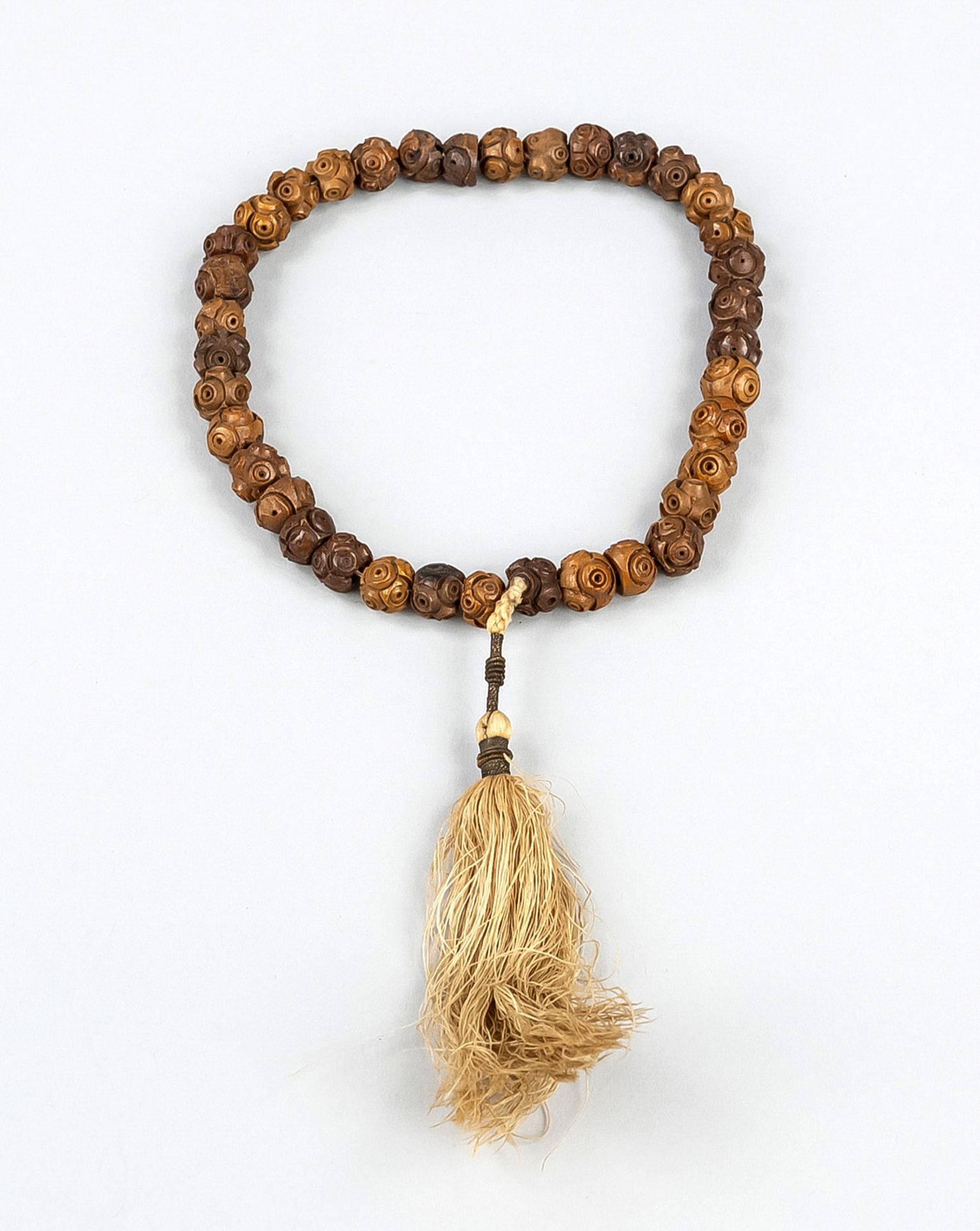 Prayer chain for confession of sins, China/Japan, 1st half of 20th century, 47 wooden beads in