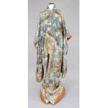 Wedding kimono, Japan, 20th c., silk and various materials embroidery of auspicious motifs(pine tree