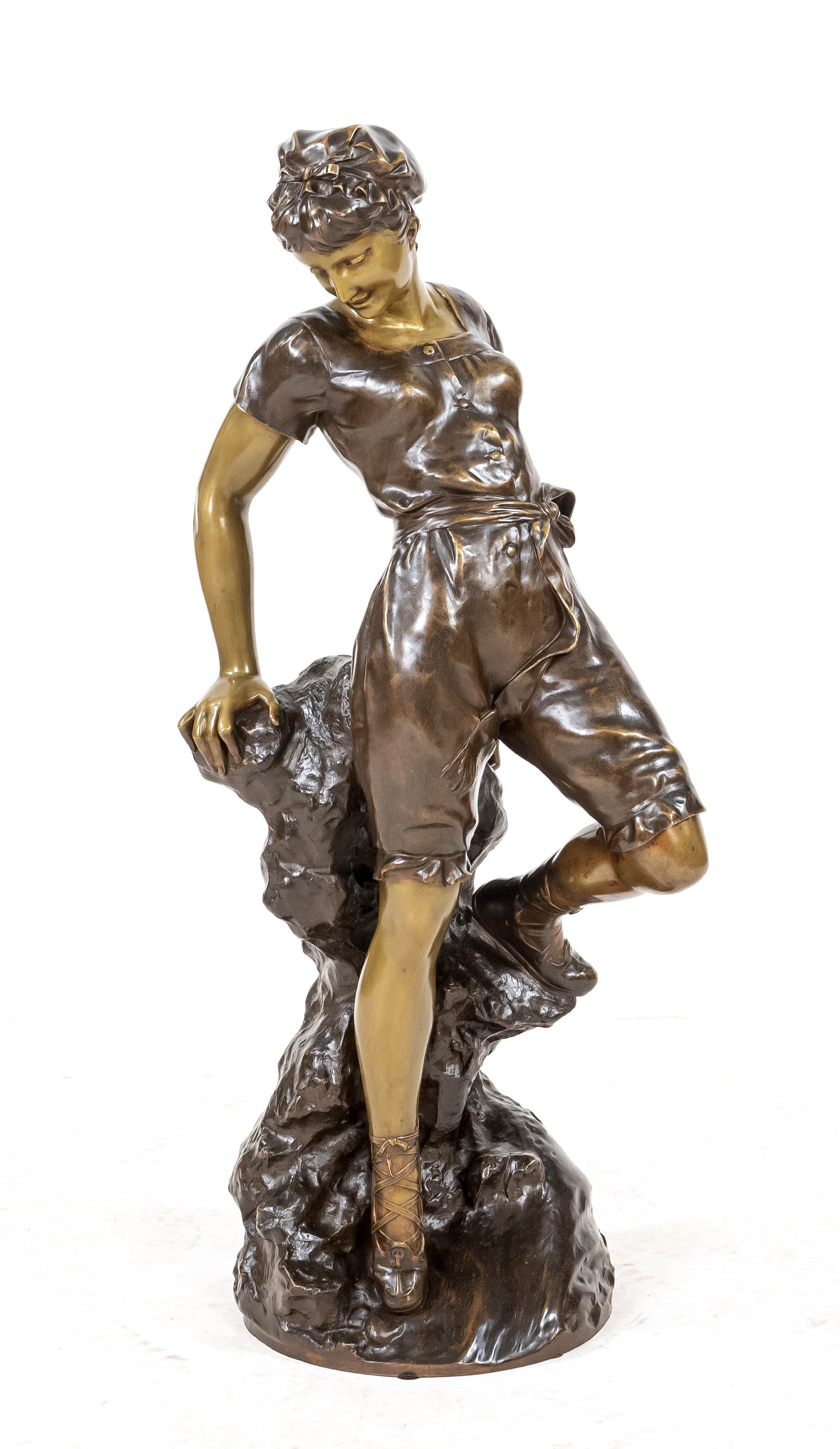 Paul Armand Bayard de la Vingtrie (1846-1900), rare large bronze sculpture by the Parisian