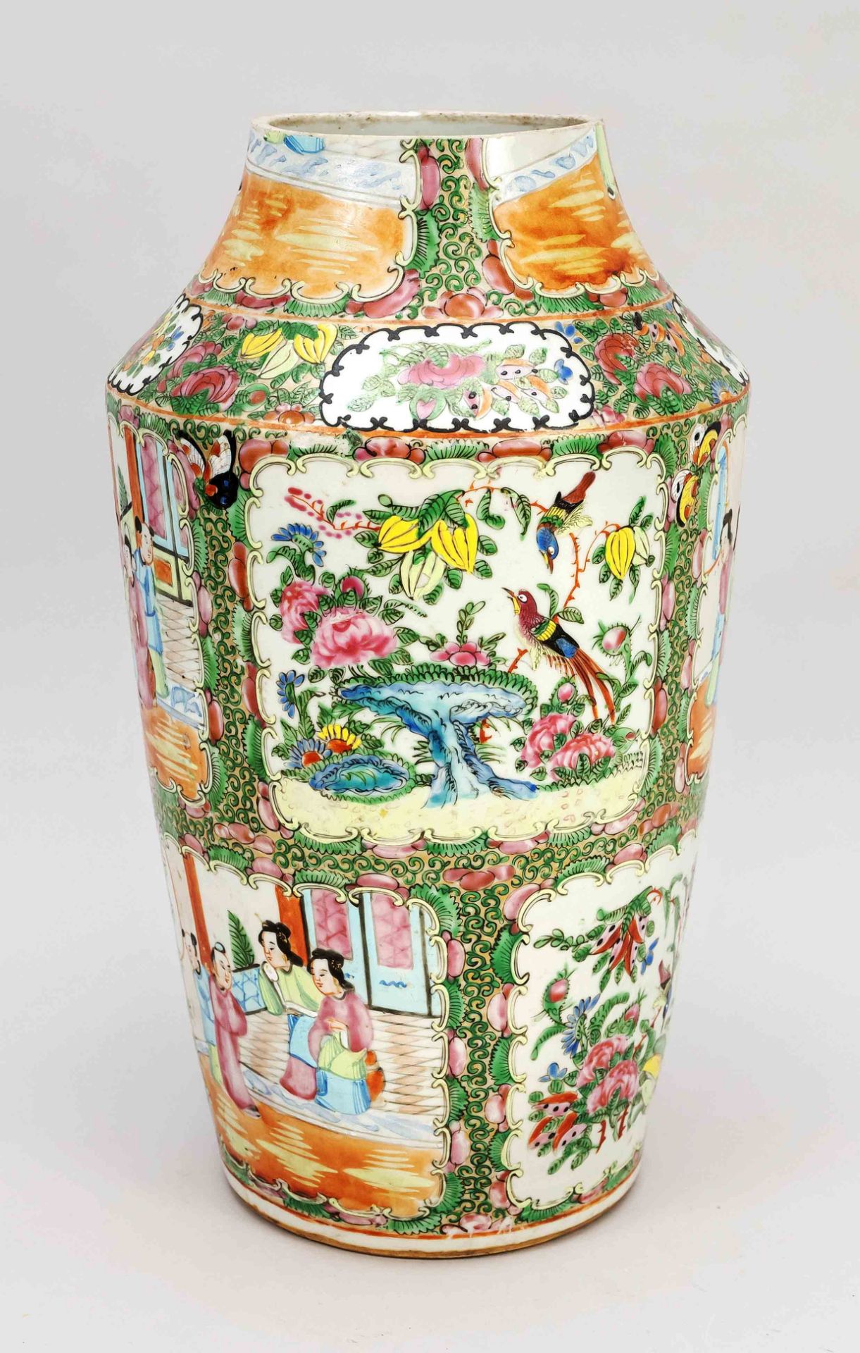 Kanton-Vase, Südchina, Hongkon - Bild 2 aus 2