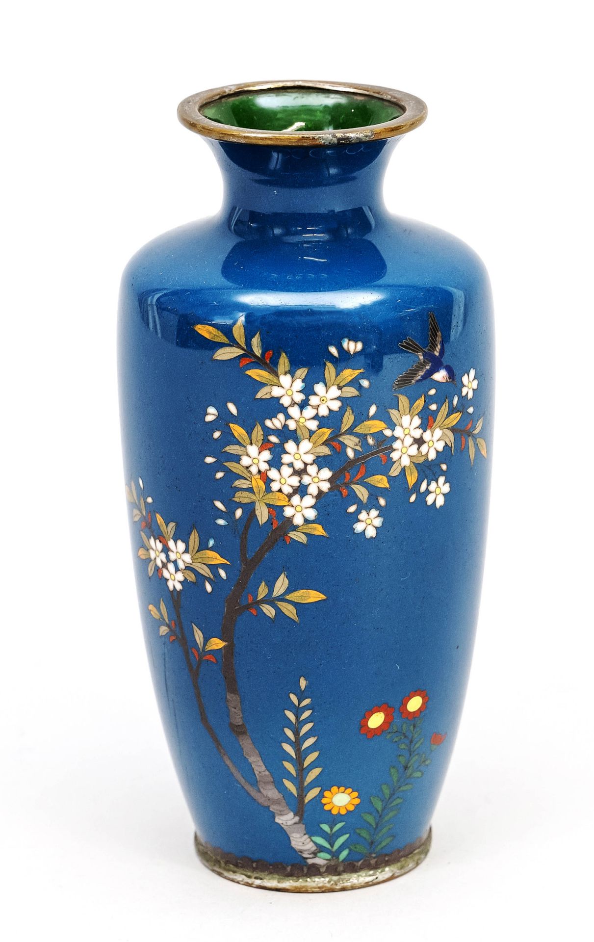 Vase Email Cloisonné, Japan, 2