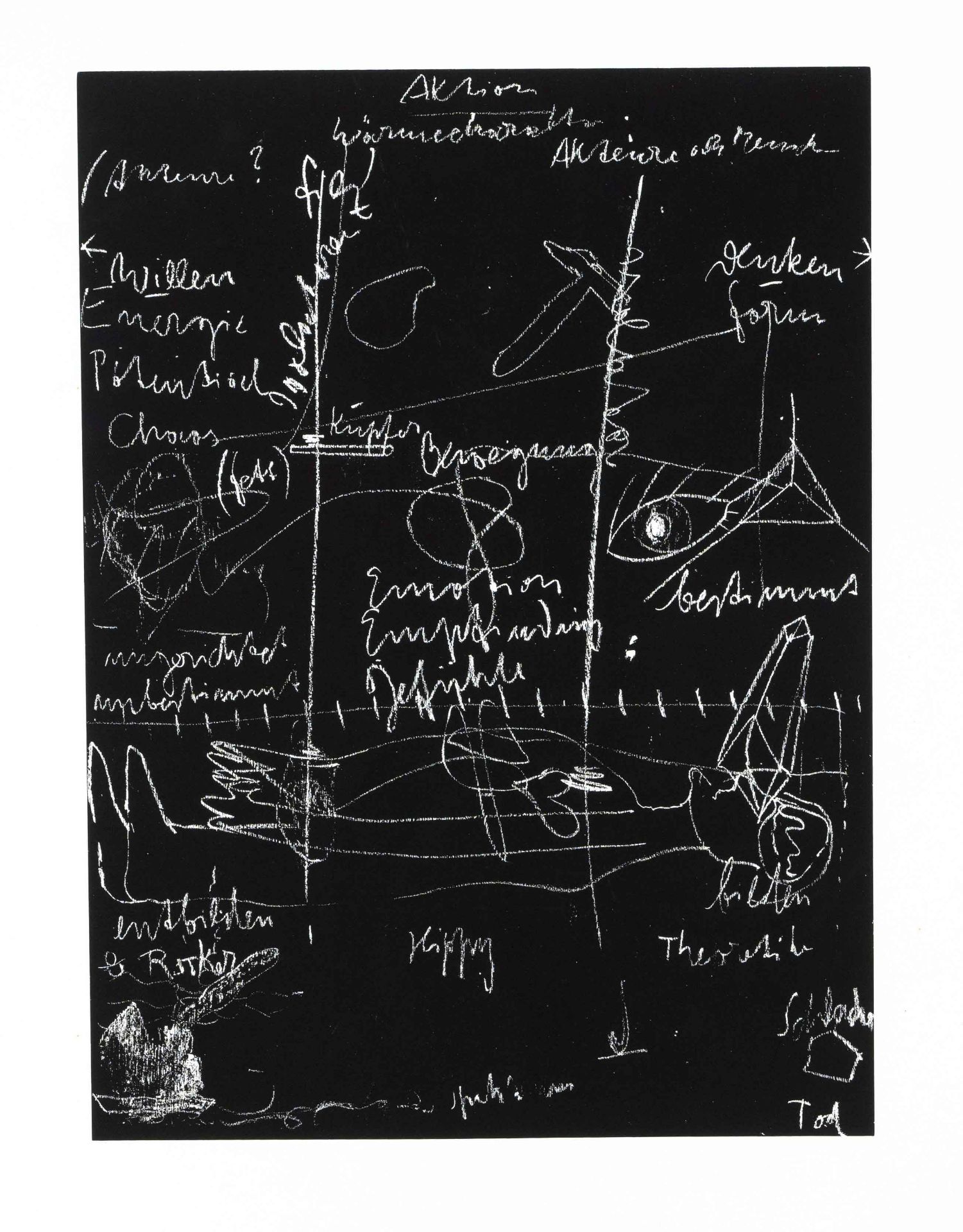 Joseph Beuys (1921-1986), ''Tafel I und II'', 2 lithographs, 1980, each signed by hand on the - Image 2 of 2