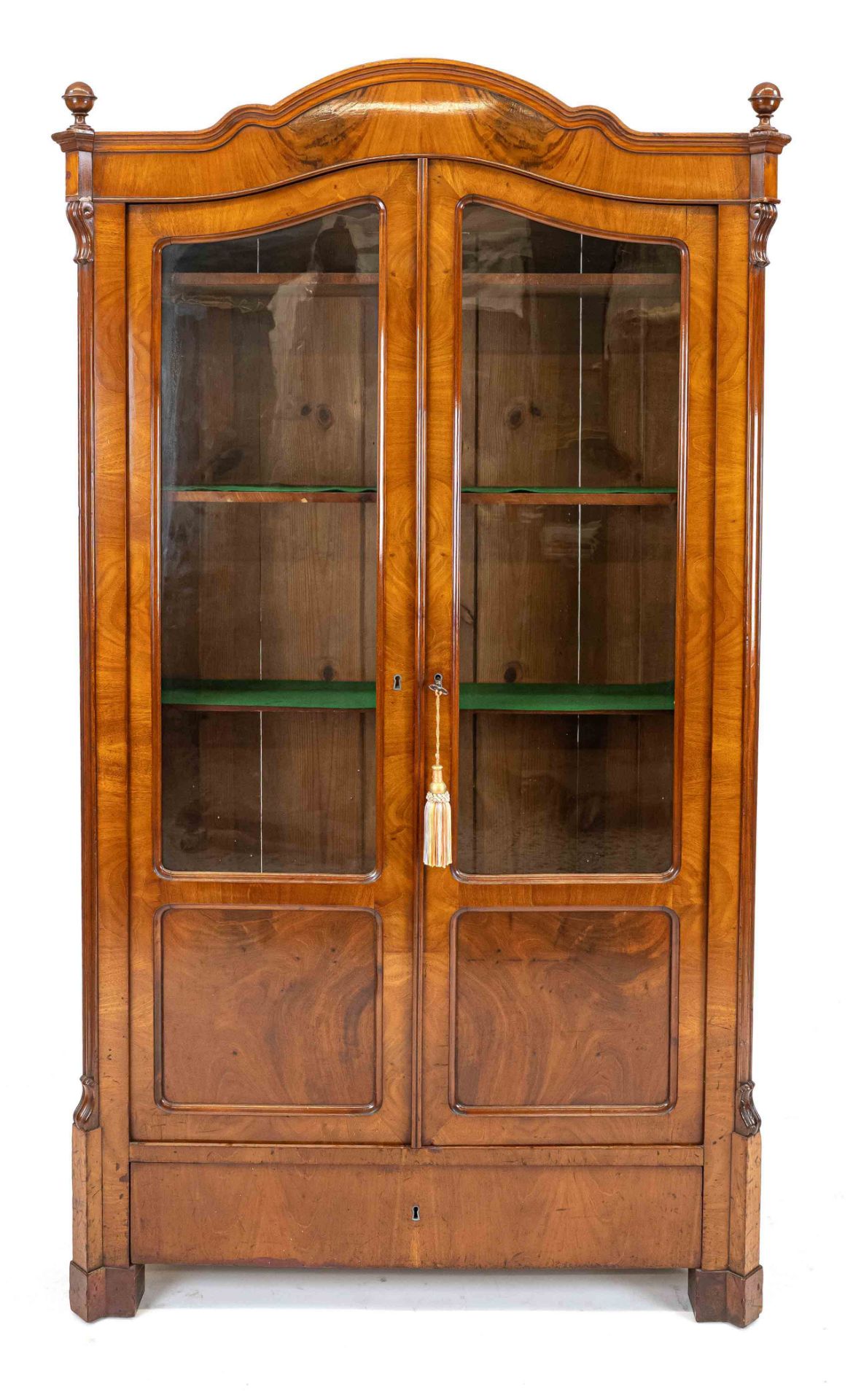 Vitrinenschrank um 1860, Mahag