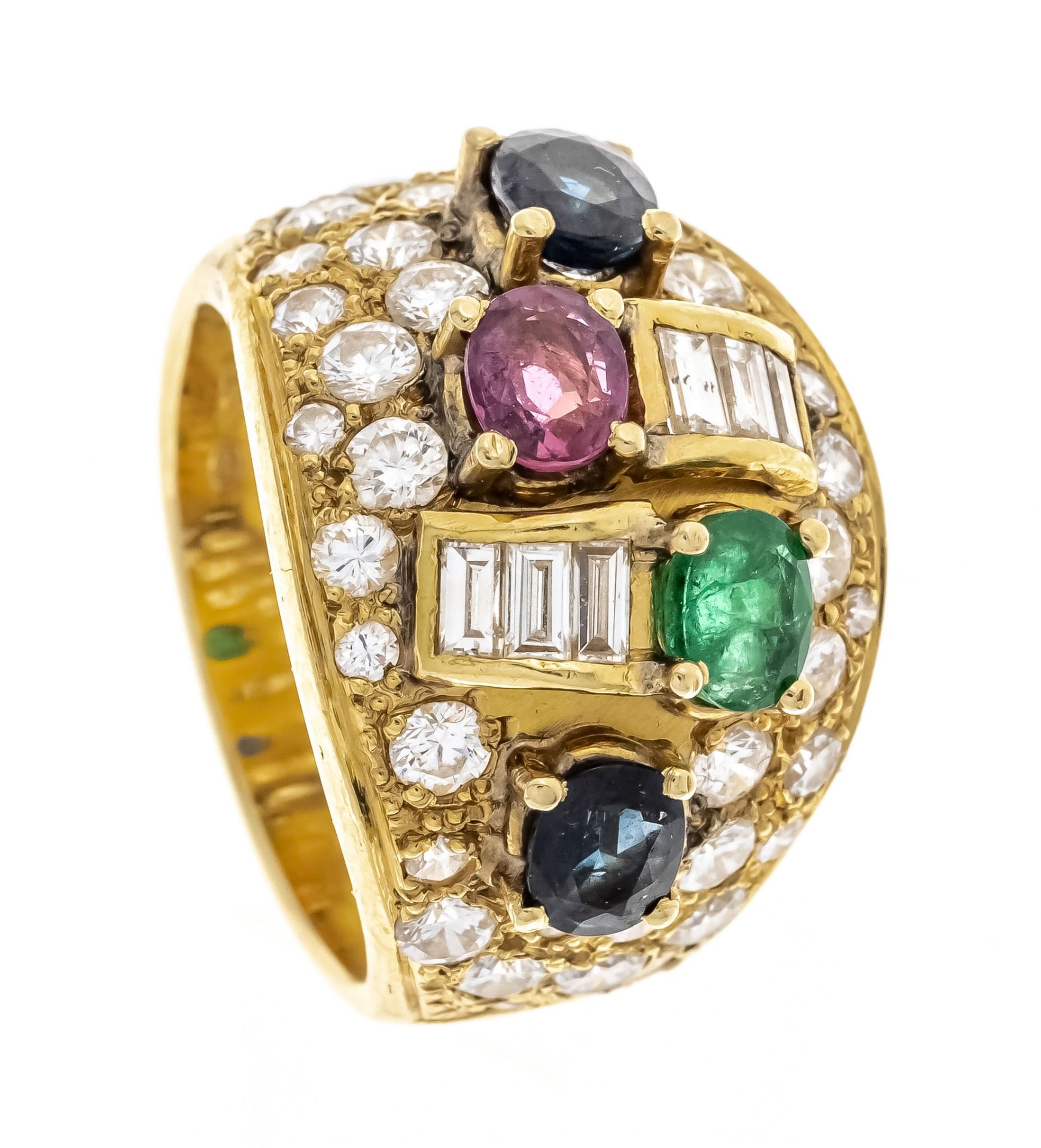 Multicolor-Brillant-Ring GG 58