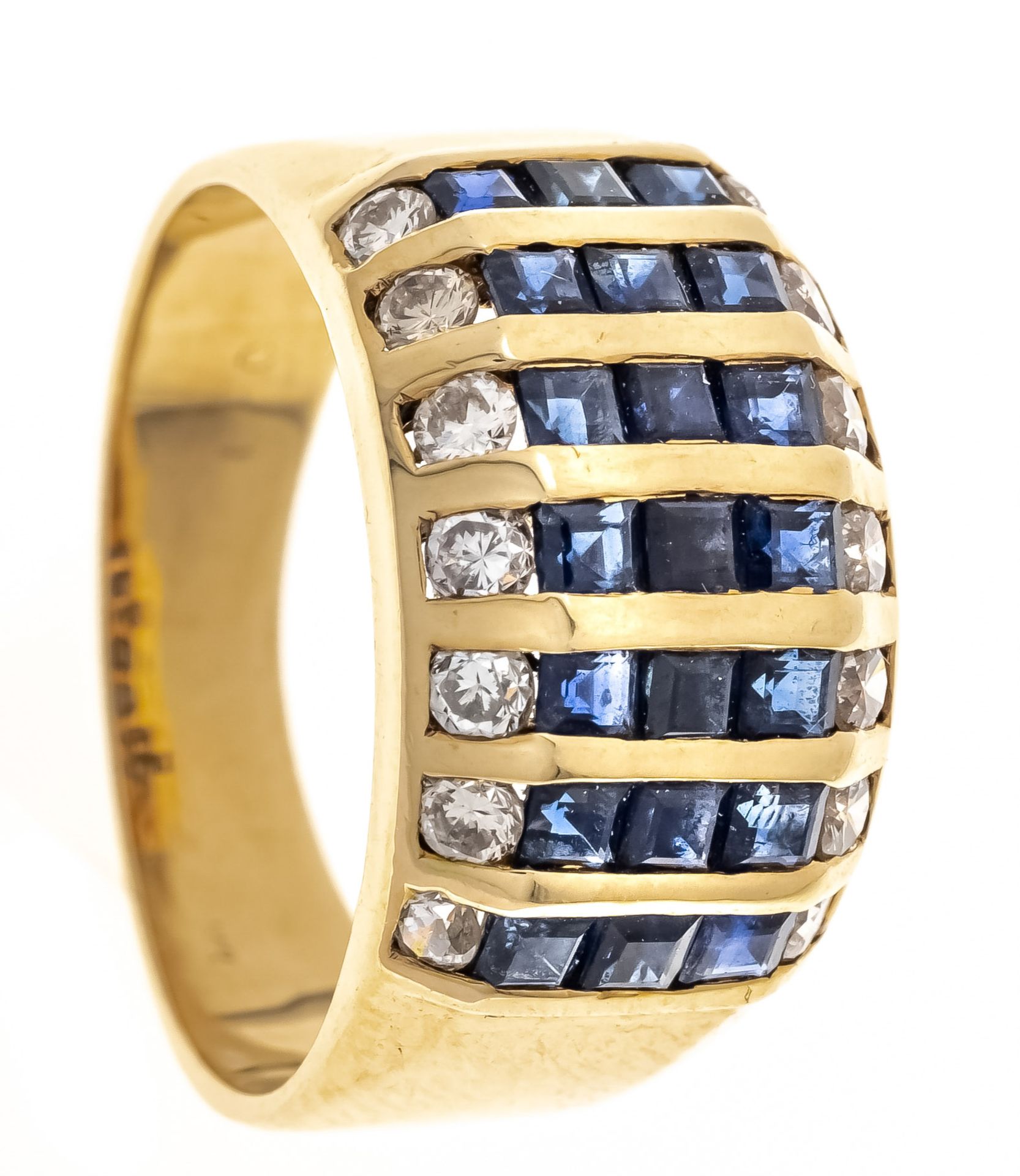 Saphir-Brillant-Ring GG 585/00