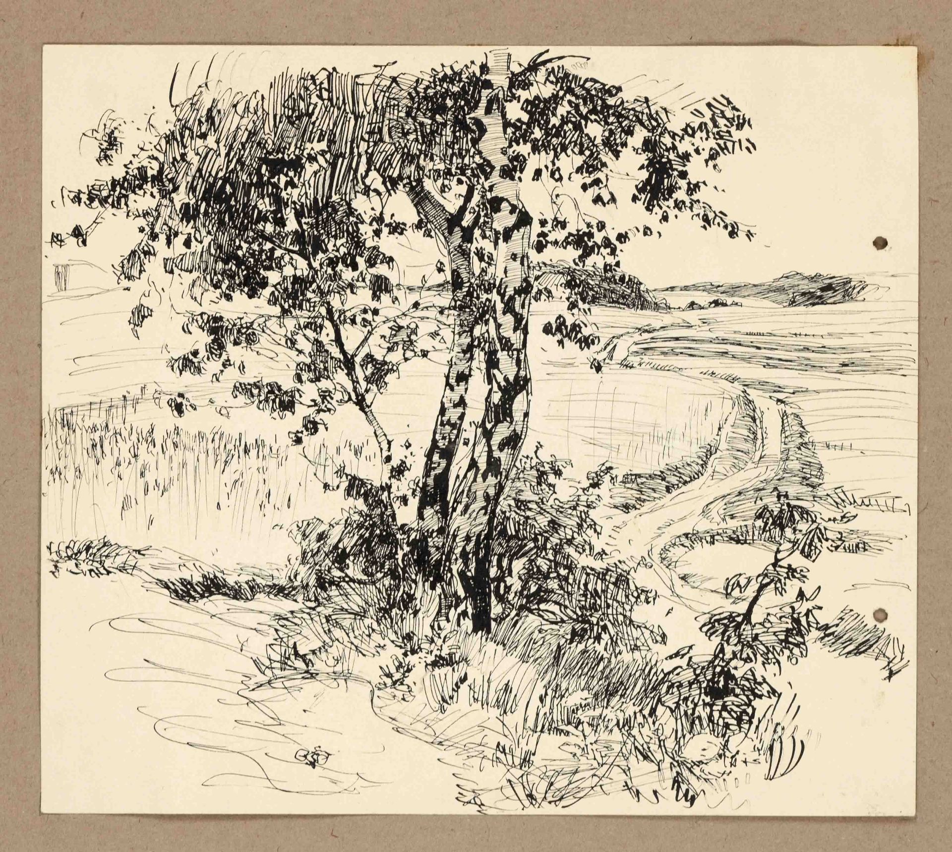 Hans Seydel (1866-1916), 10 drawings by the German architectural and landscape painter from Karschau - Image 3 of 3