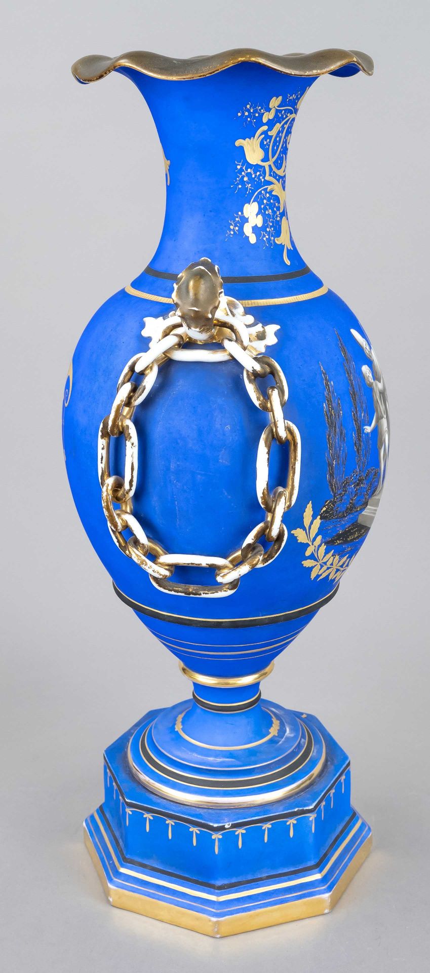 Prunkvolle Vase, deutsch, 19. - Bild 2 aus 3