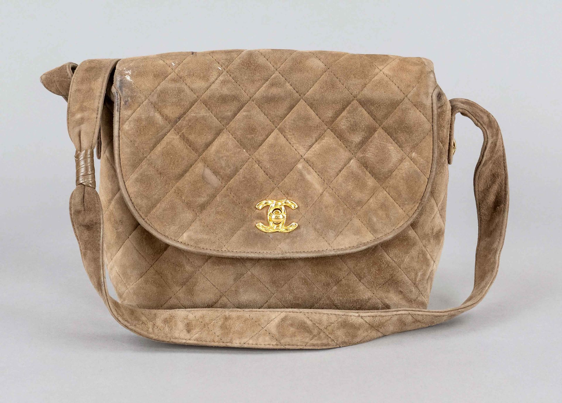 Chanel, Vintage Quilted Suede