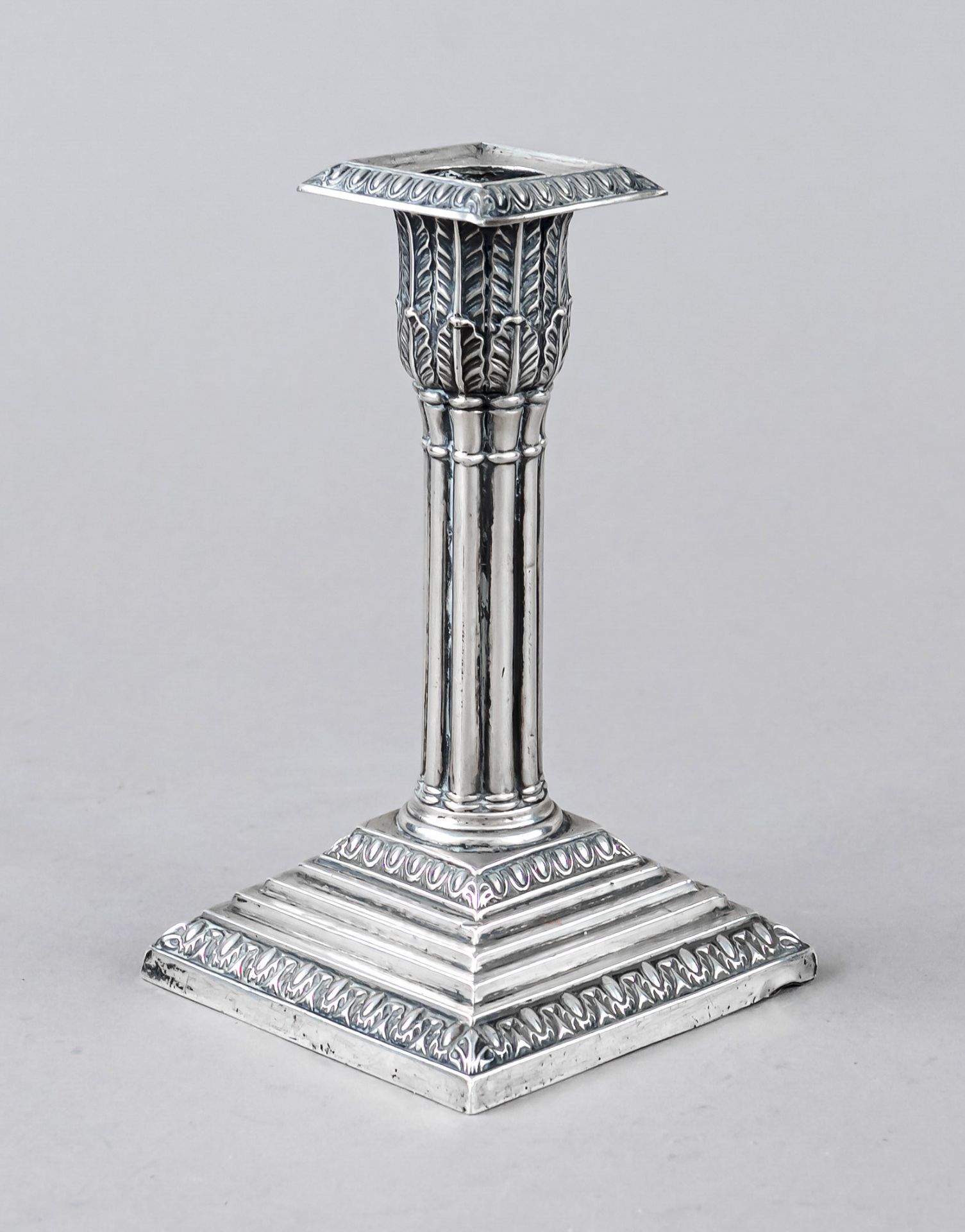 Candlestick, England, 1899, master's mark William Hutton & Sons Ltd, London, sterling silver 925/