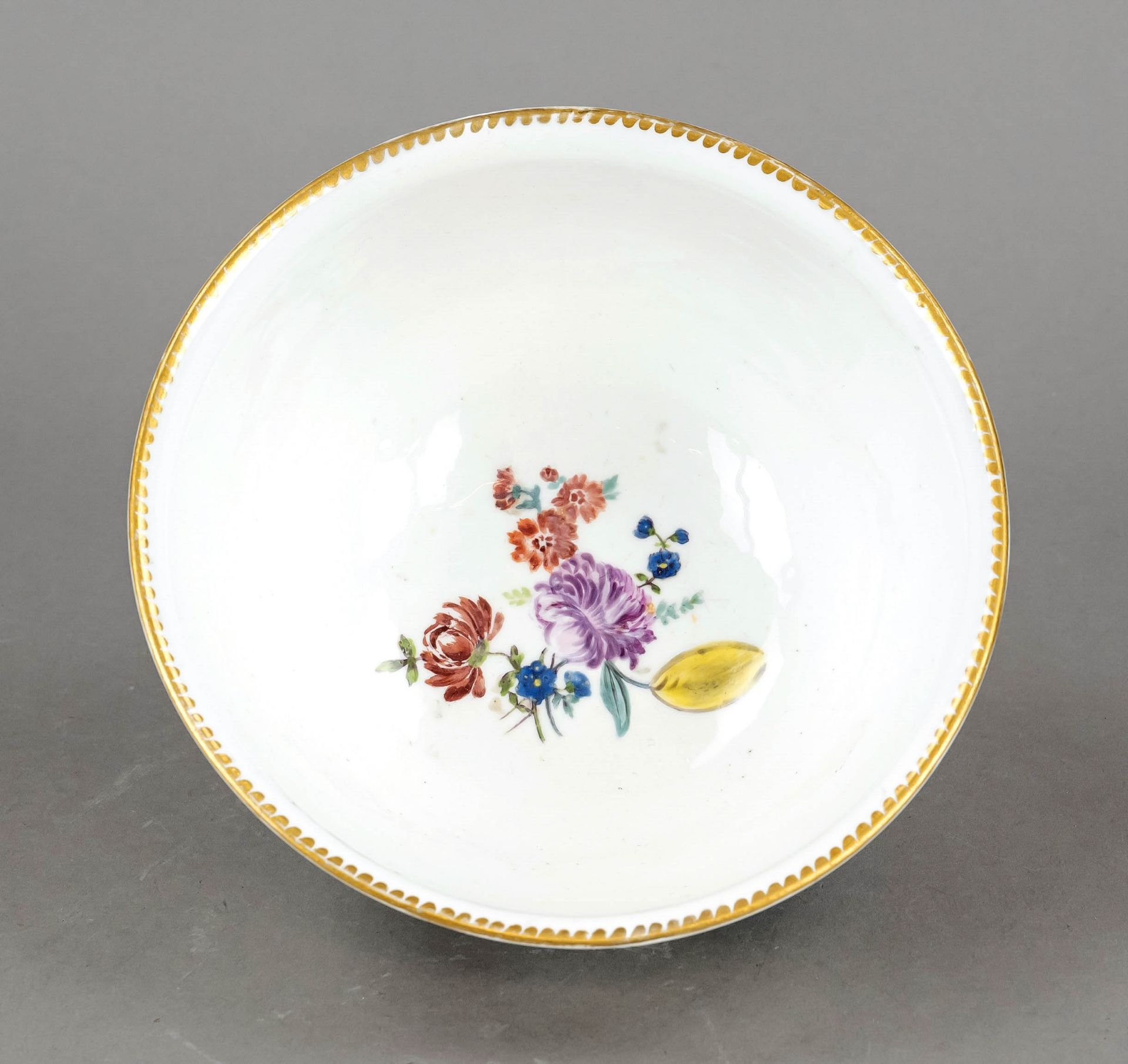 Kumme, Meissen, um 1740-1745, - Bild 3 aus 3