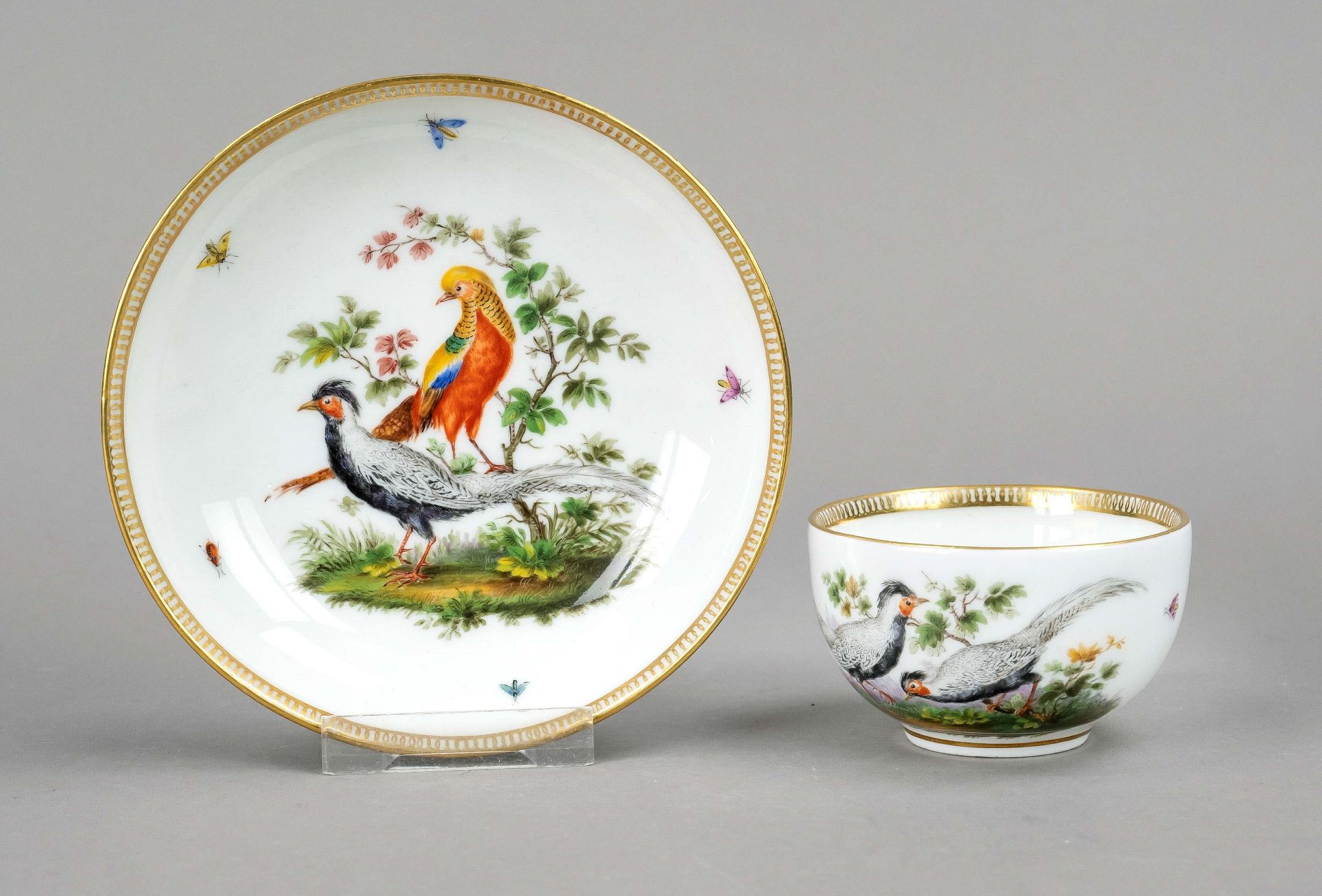 Tasse mit Untertasse, Meissen,