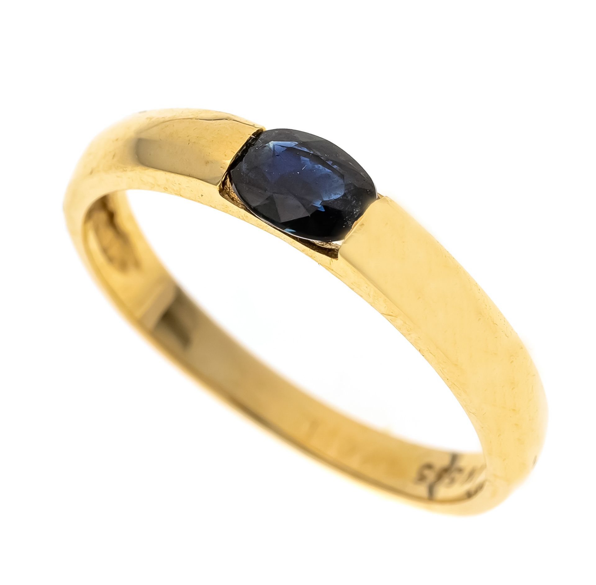 Saphir-Ring GG 585/000 mit ein