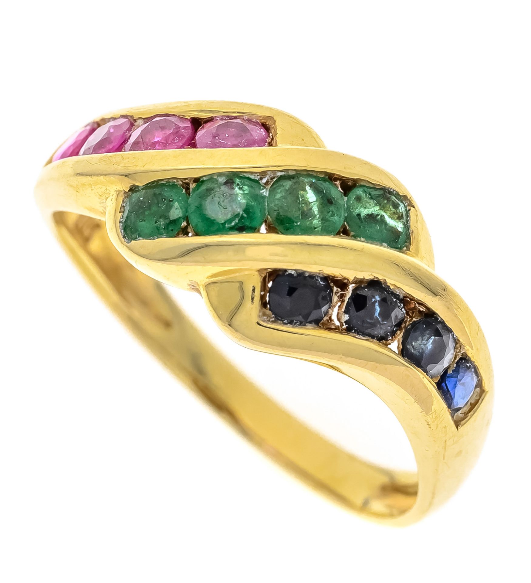 Multicolor-Ring GG 585/000 mit