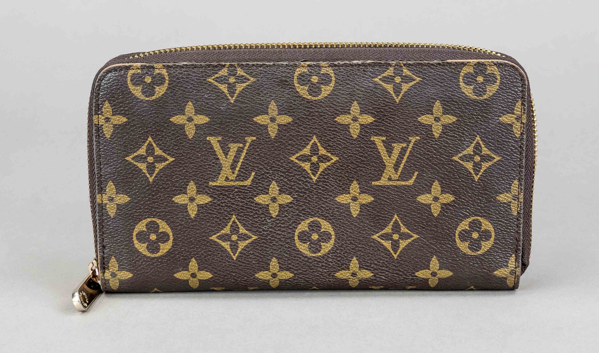 Louis Vuitton, Vintage Monogram Canvas Organizer/Wallet, rubberized cotton canvas in classic logo