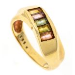 Regenbogen-Ring GG 585/000 mit