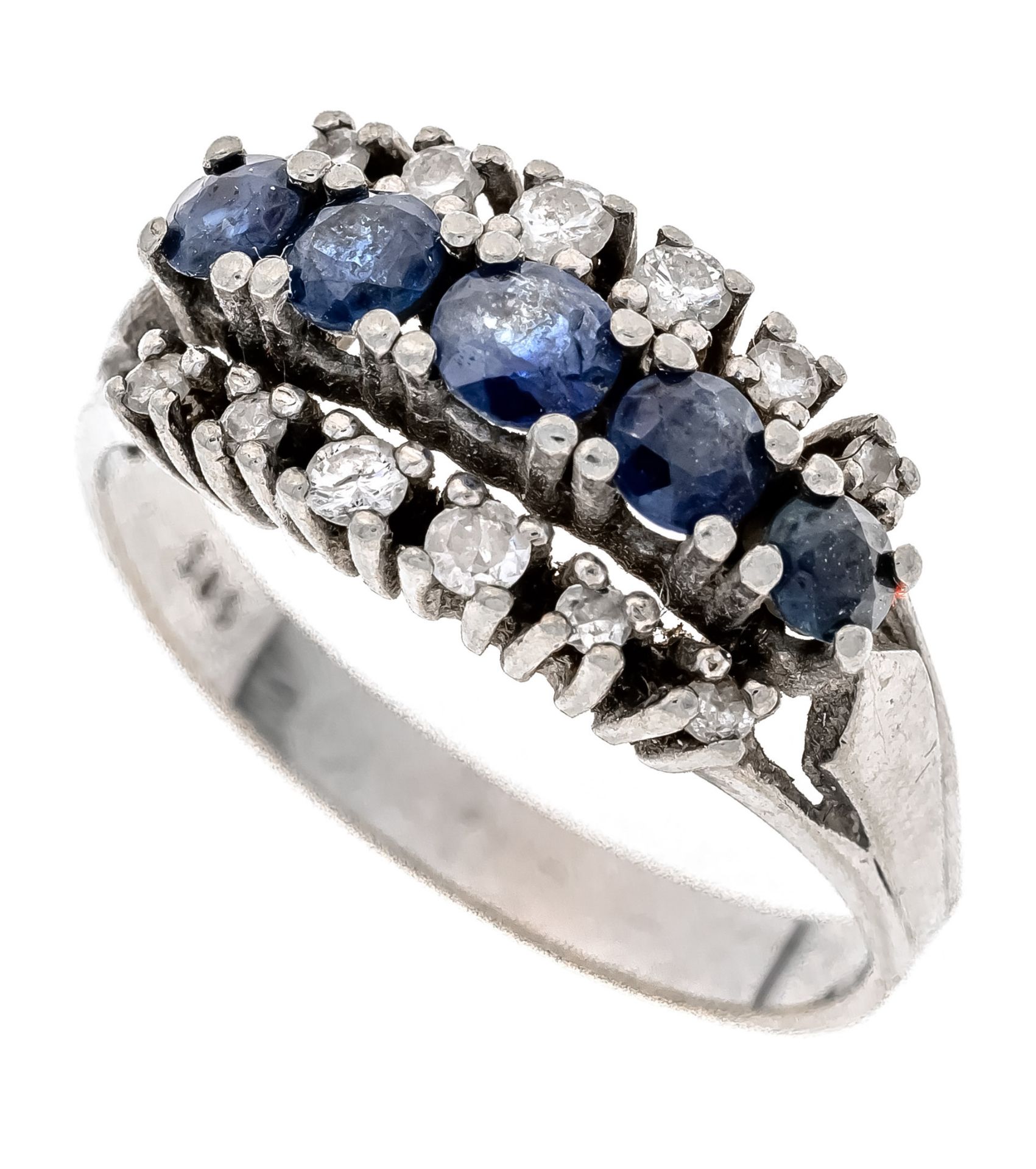 Saphir-Brillant-Ring WG 585/00