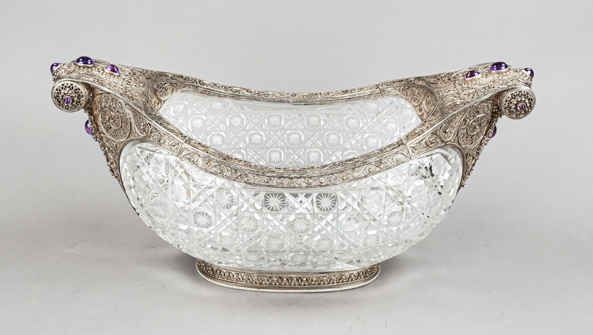 Very large silver mounted Kovsch, Russia/Soviet Union, probably mid-20th century, silver 875/000, - Image 2 of 2