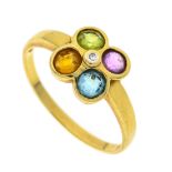 Multicolor-Ring GG 585/000 mit